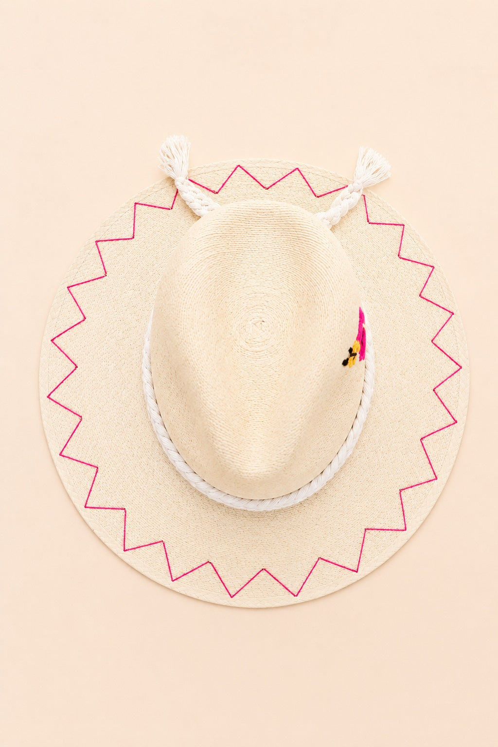Ioulia Straw Indiana Crown Hat