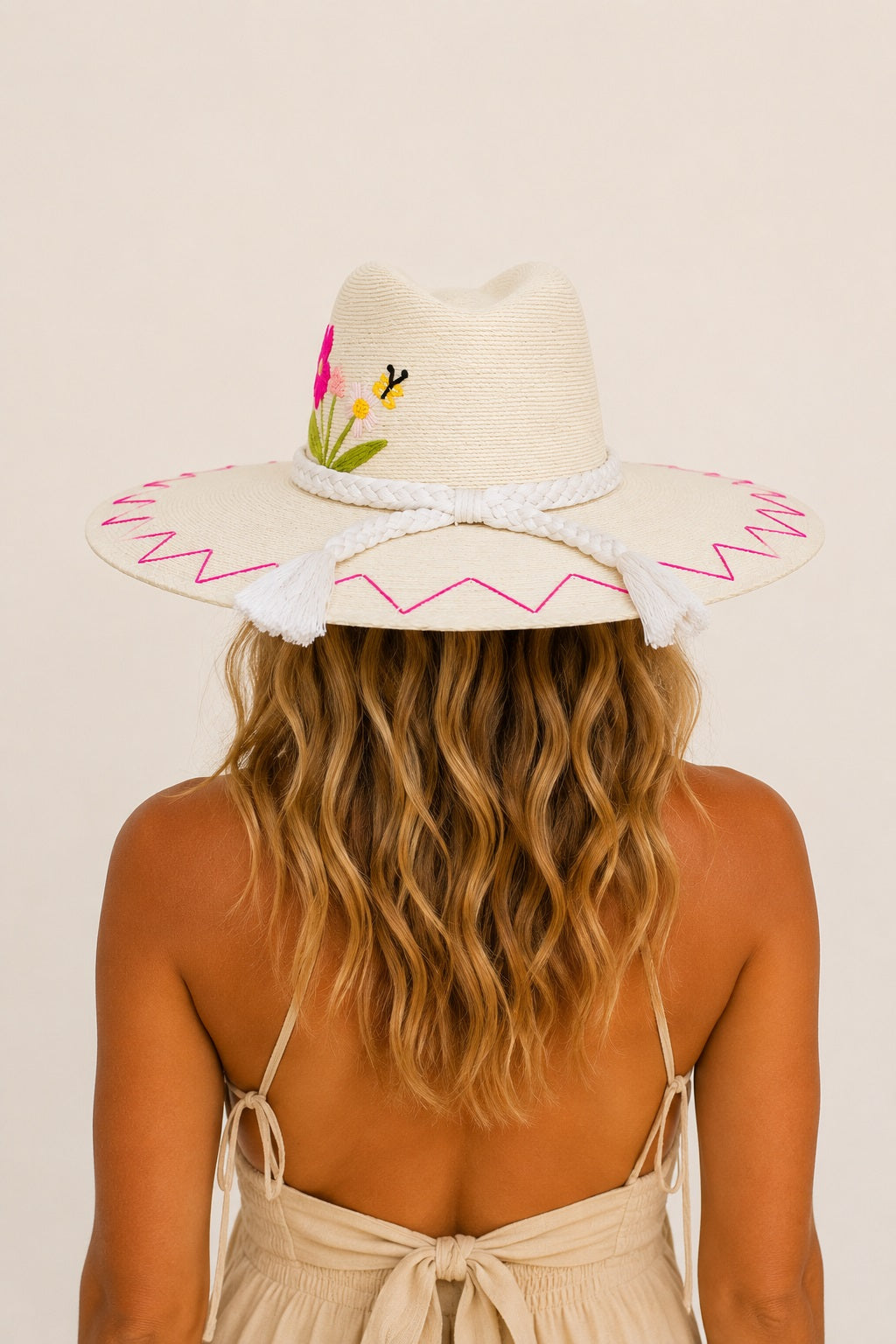 Ioulia Straw Indiana Crown Hat