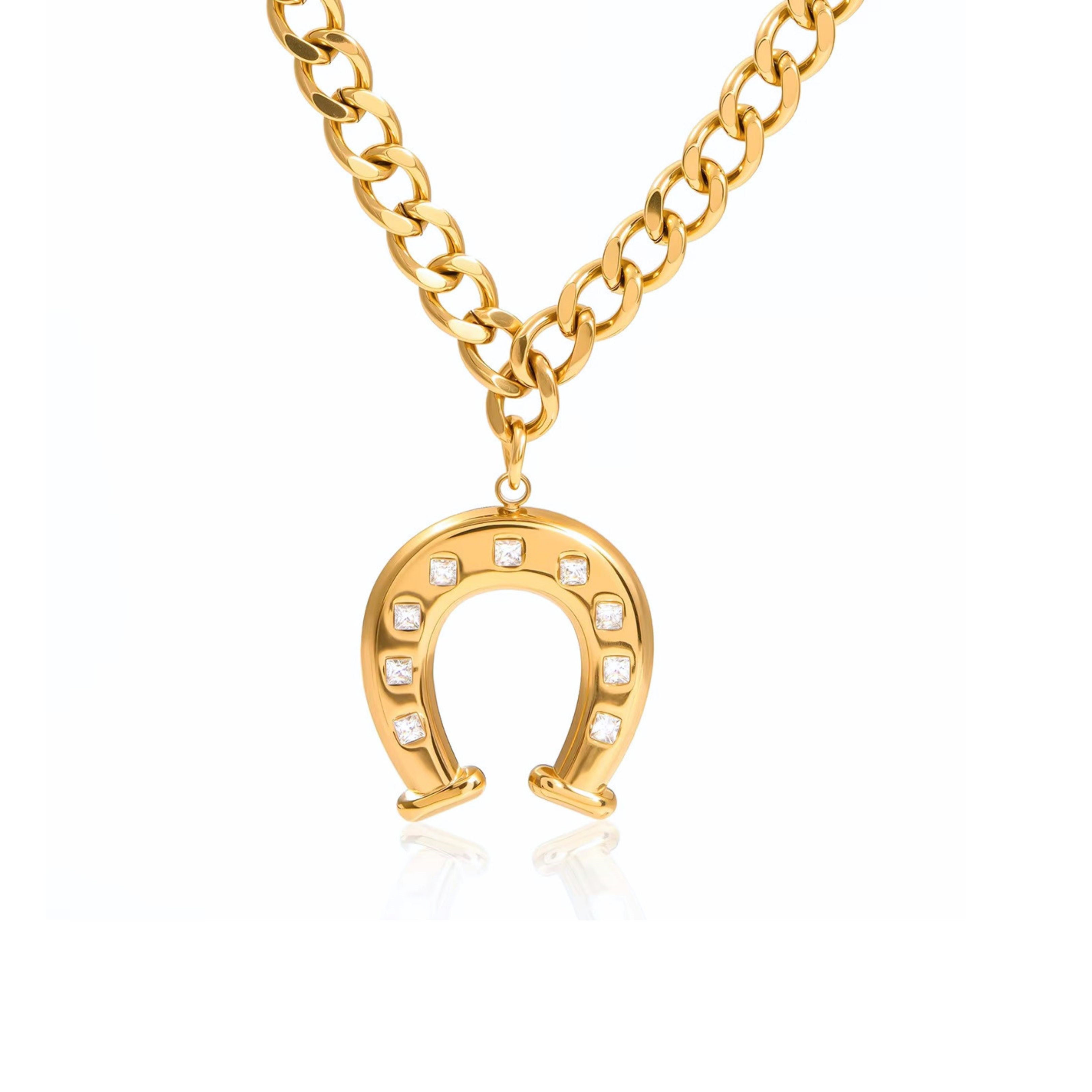 Lucky Horseshoe Necklace
