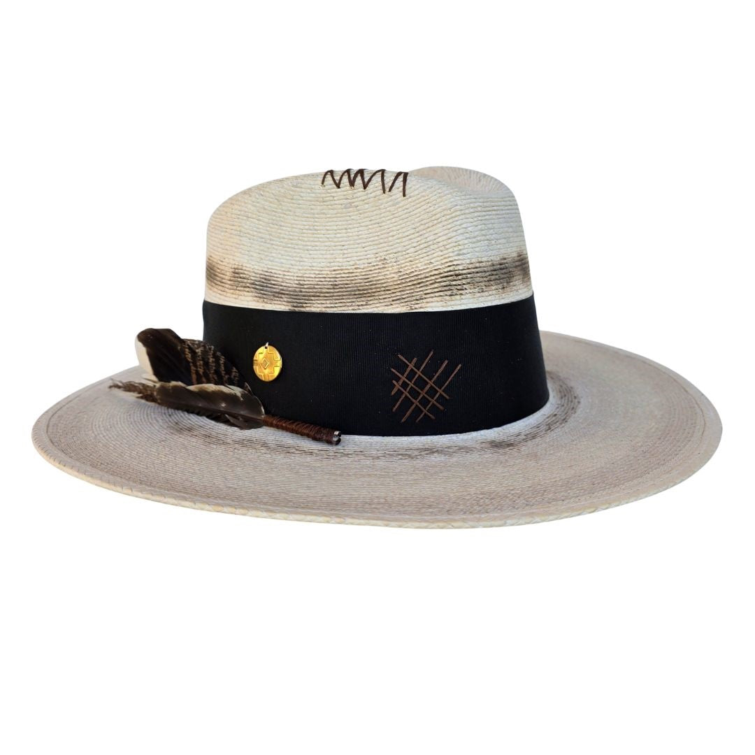 Josie Straw Western Crown Hat