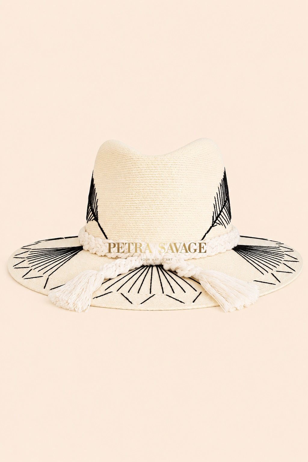 Kalliope Straw Indiana Crown Hat