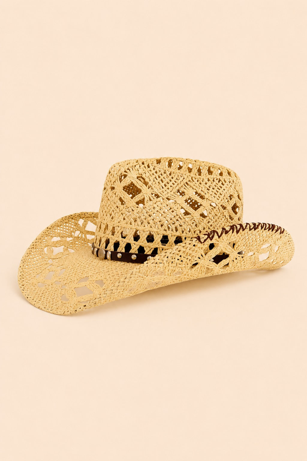 Keith Vented Straw Western Hat