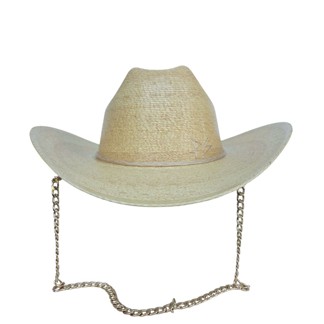 Khloe Straw Cowboy Crown Hat