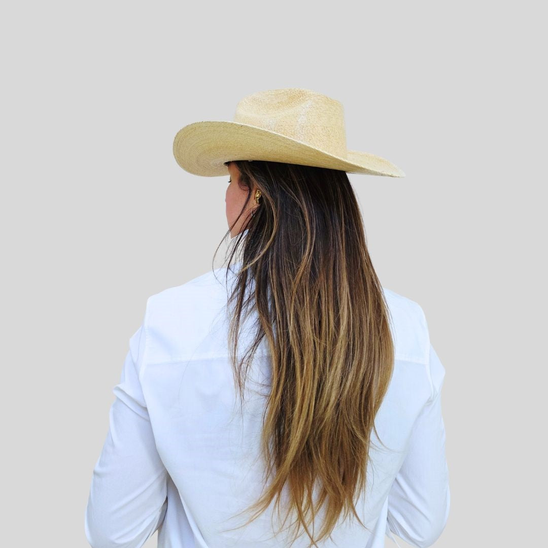 Khloe Straw Cowboy Crown Hat