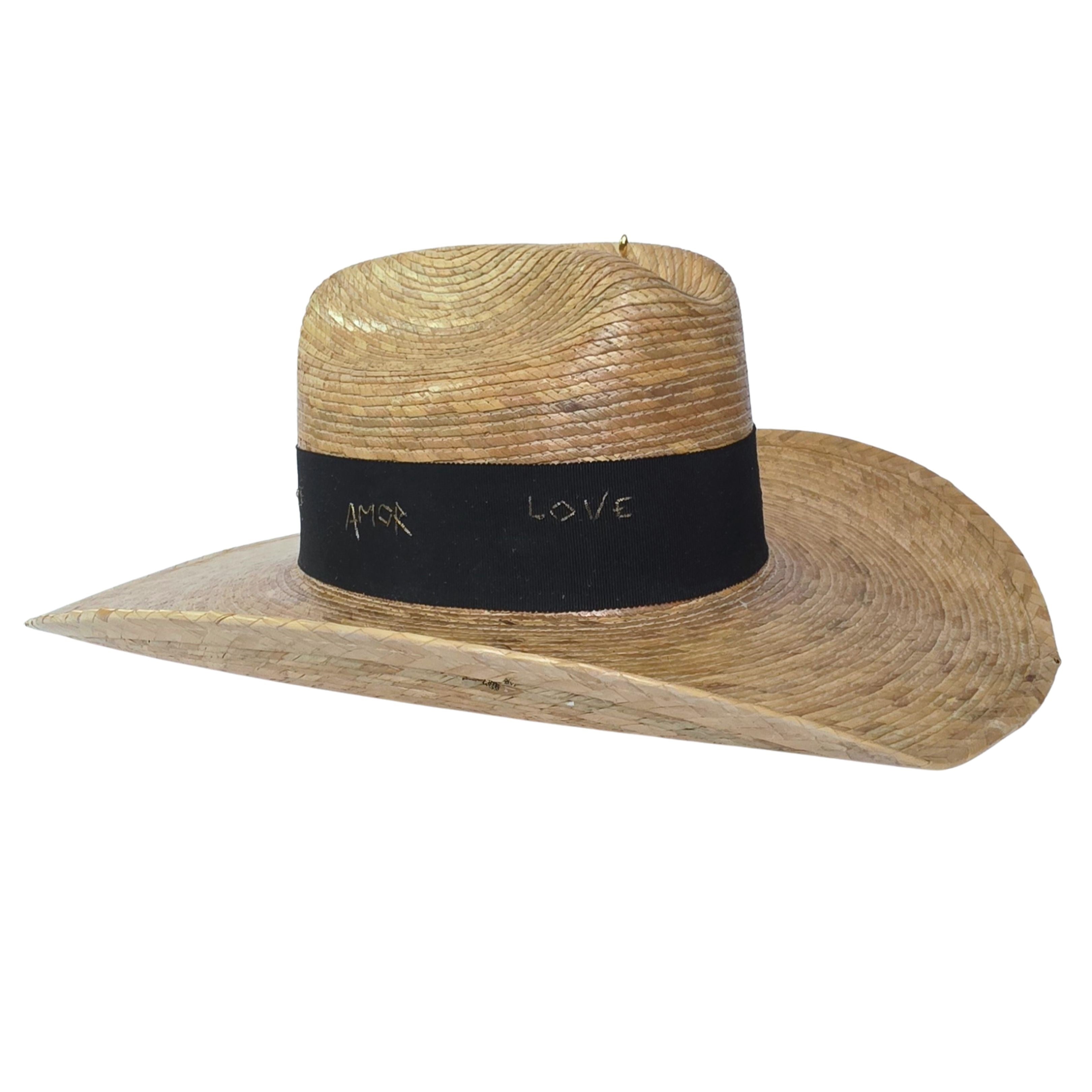 Kore Straw Western Crown Hat