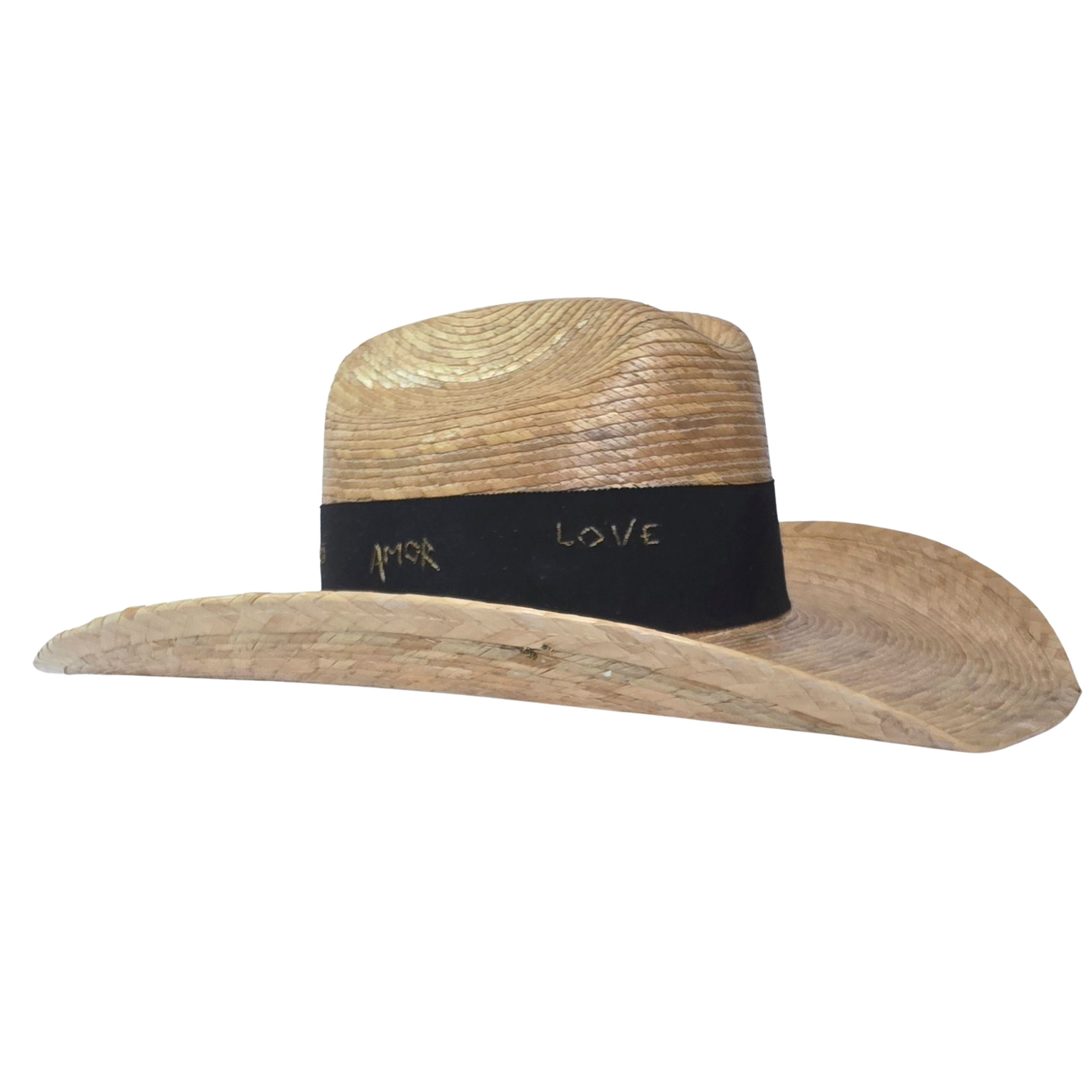 Kore Straw Western Crown Hat