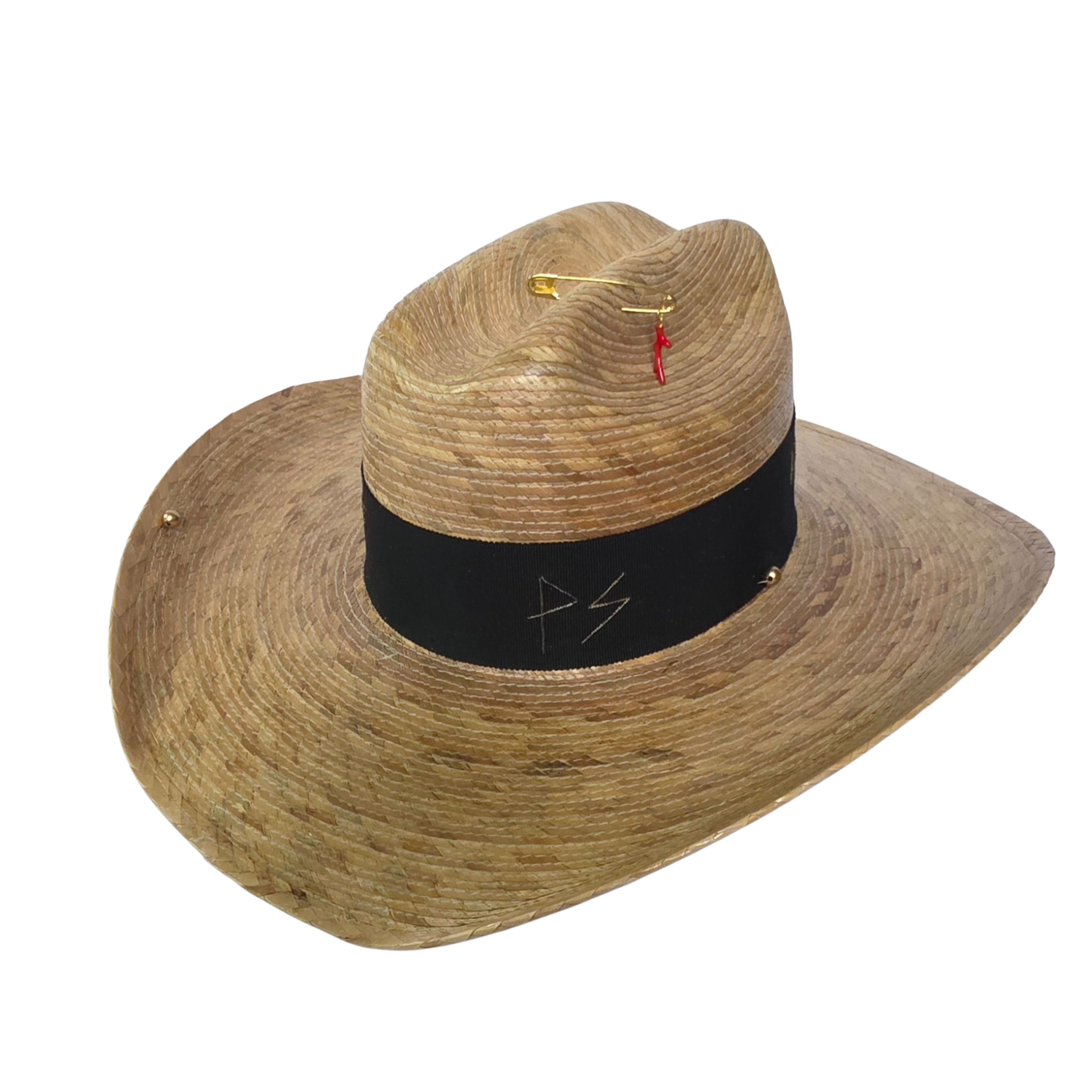 Kore Straw Western Crown Hat