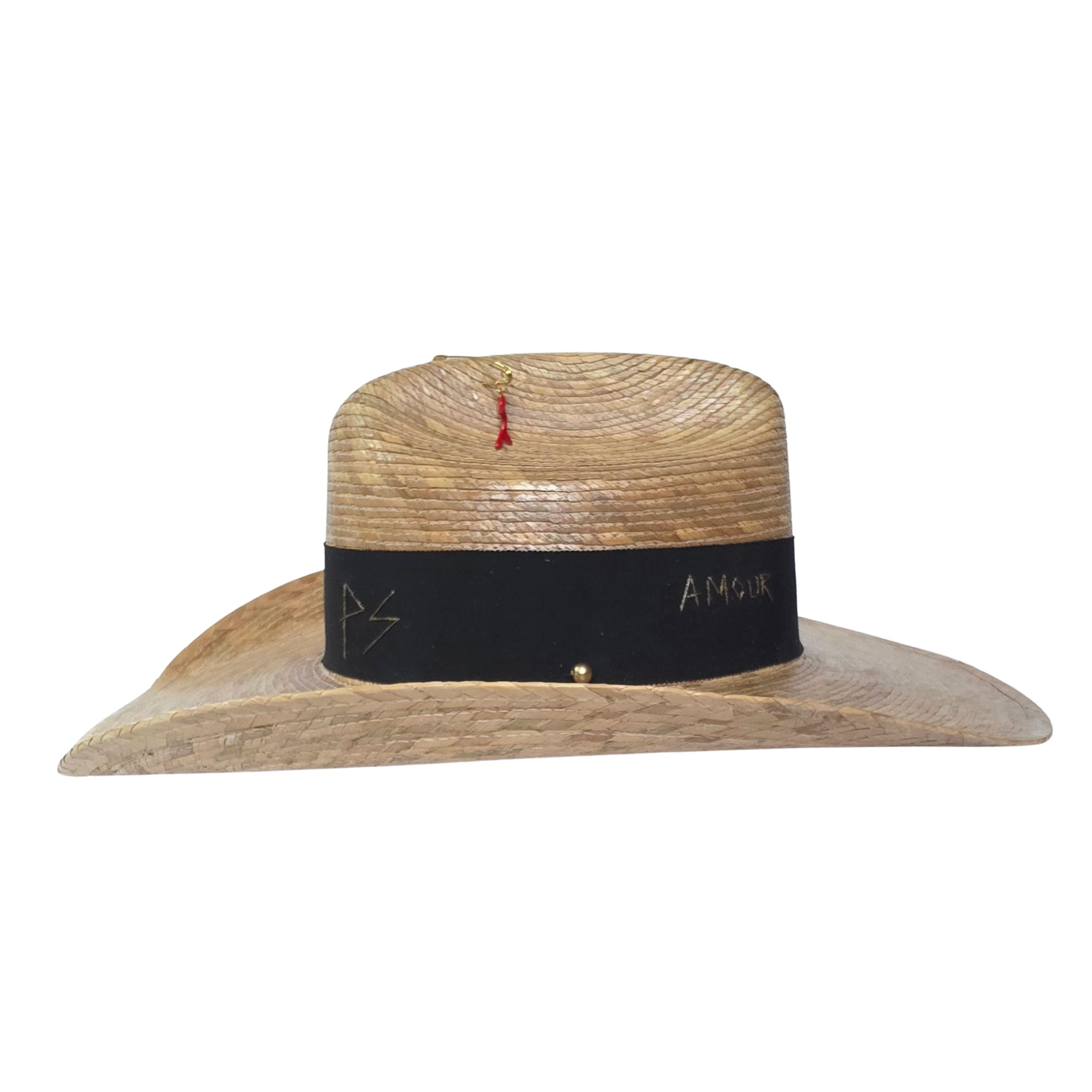 Kore Straw Western Crown Hat