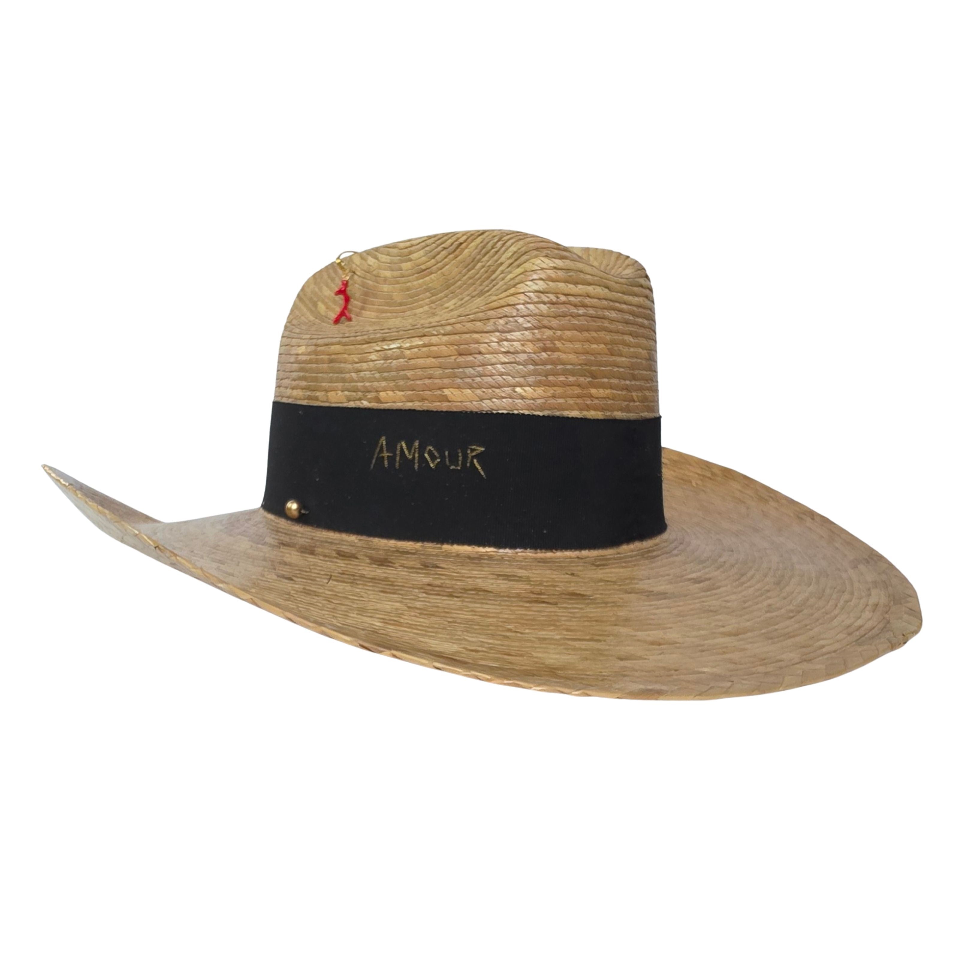 Kore Straw Western Crown Hat