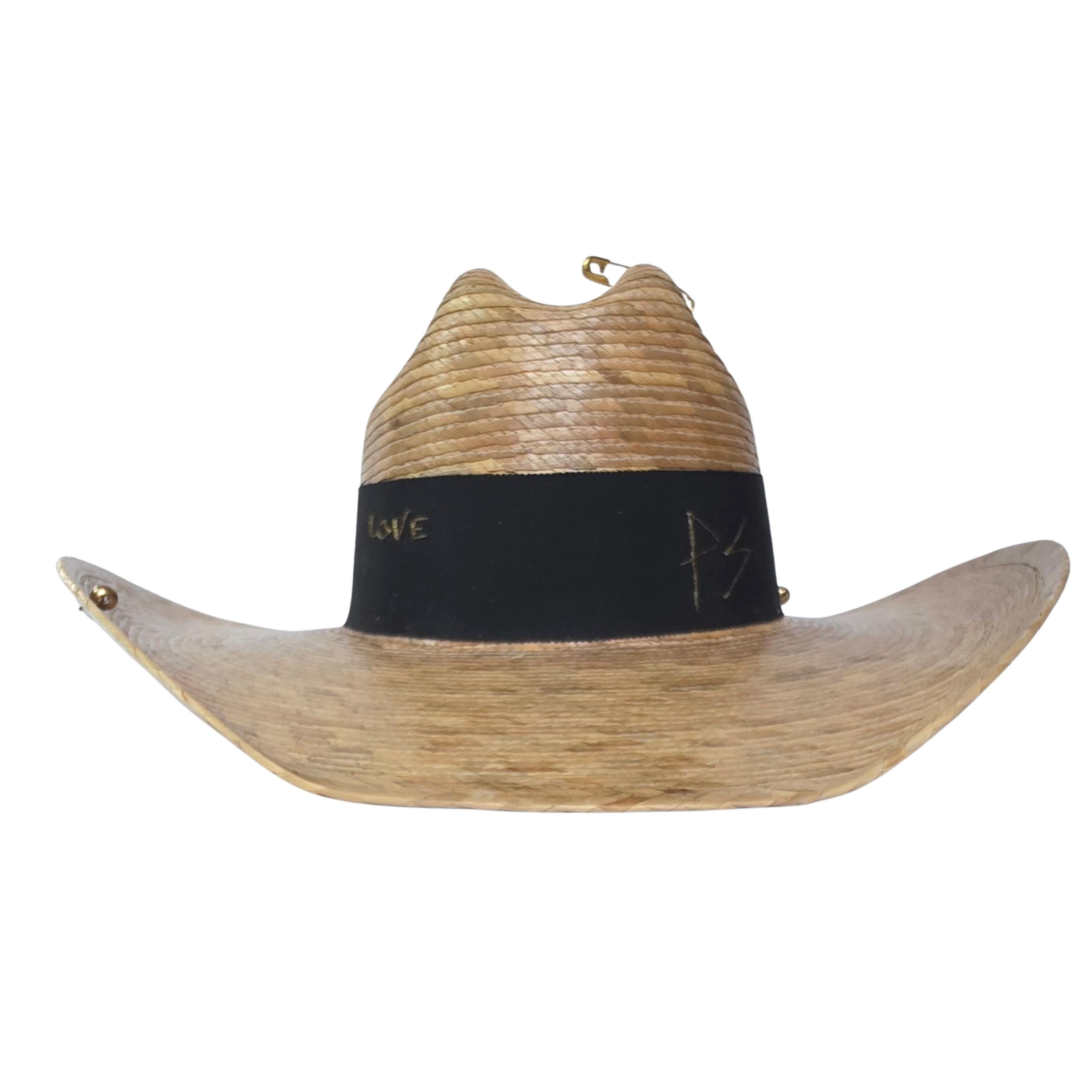 Kore Straw Western Crown Hat