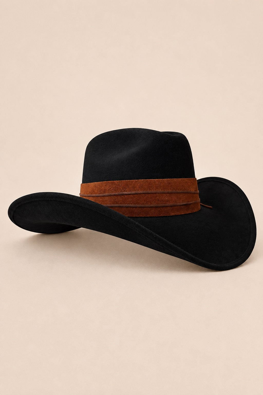 Kyveli Cowboy Crown Hat - Red