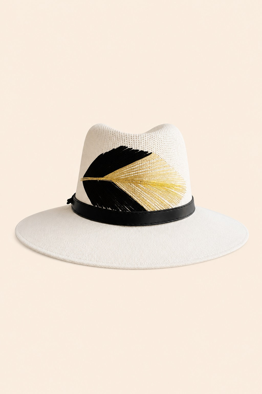 Lindy Noir Plume Hat