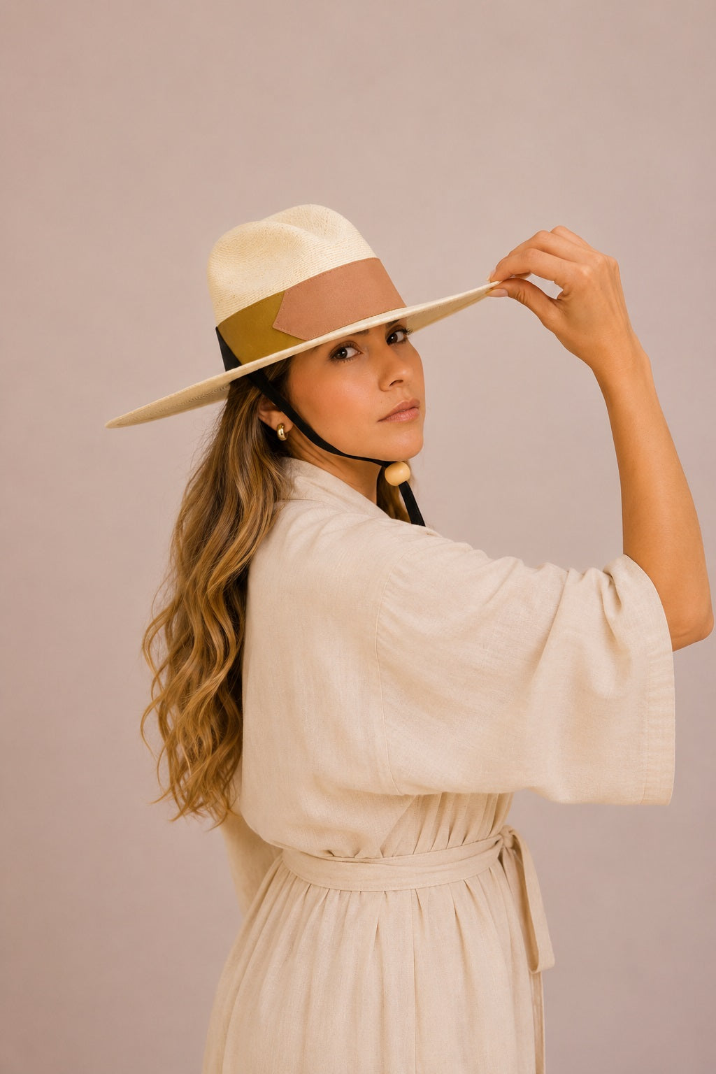 Lia Straw Western Crown Hat