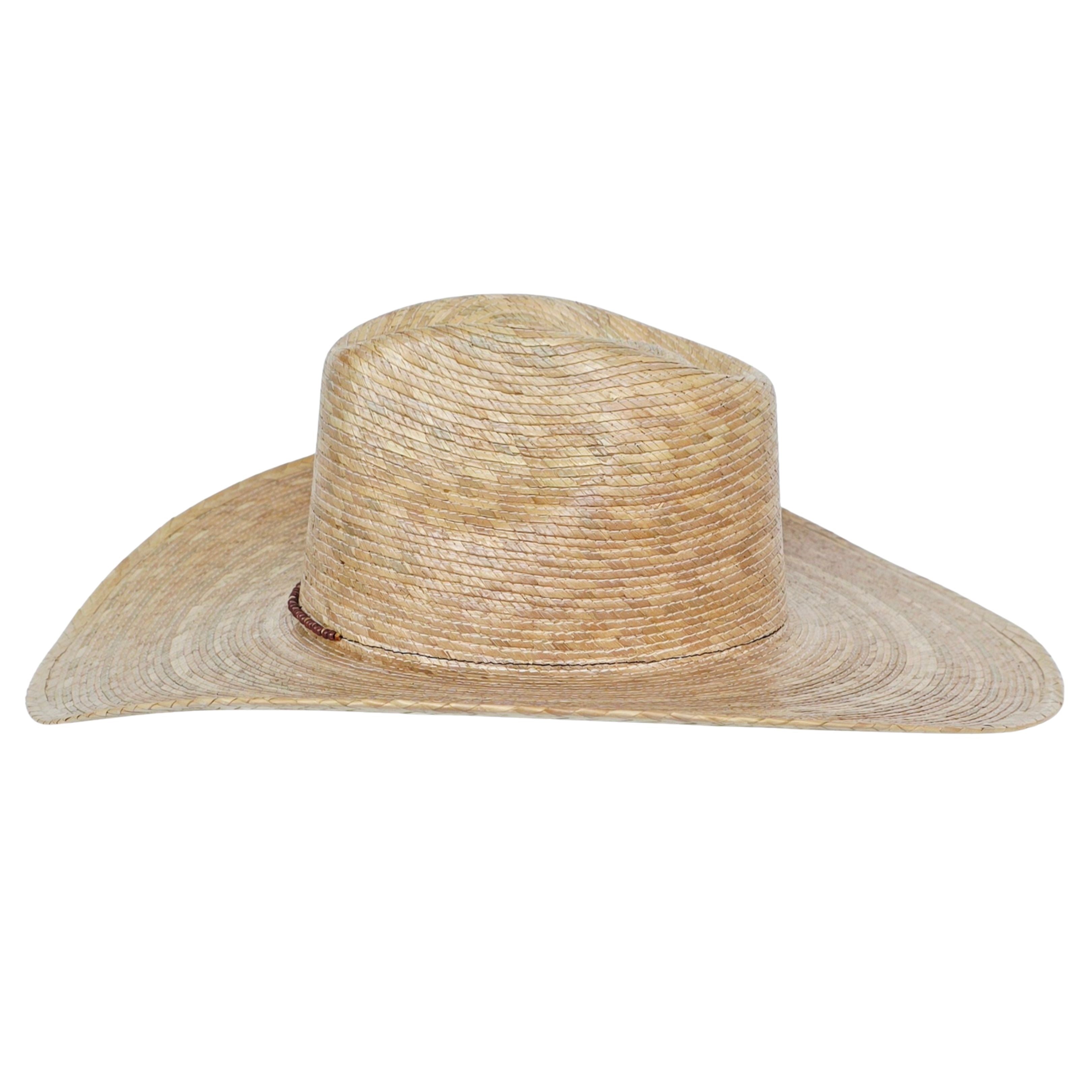 Louiza Straw Western Crown Hat