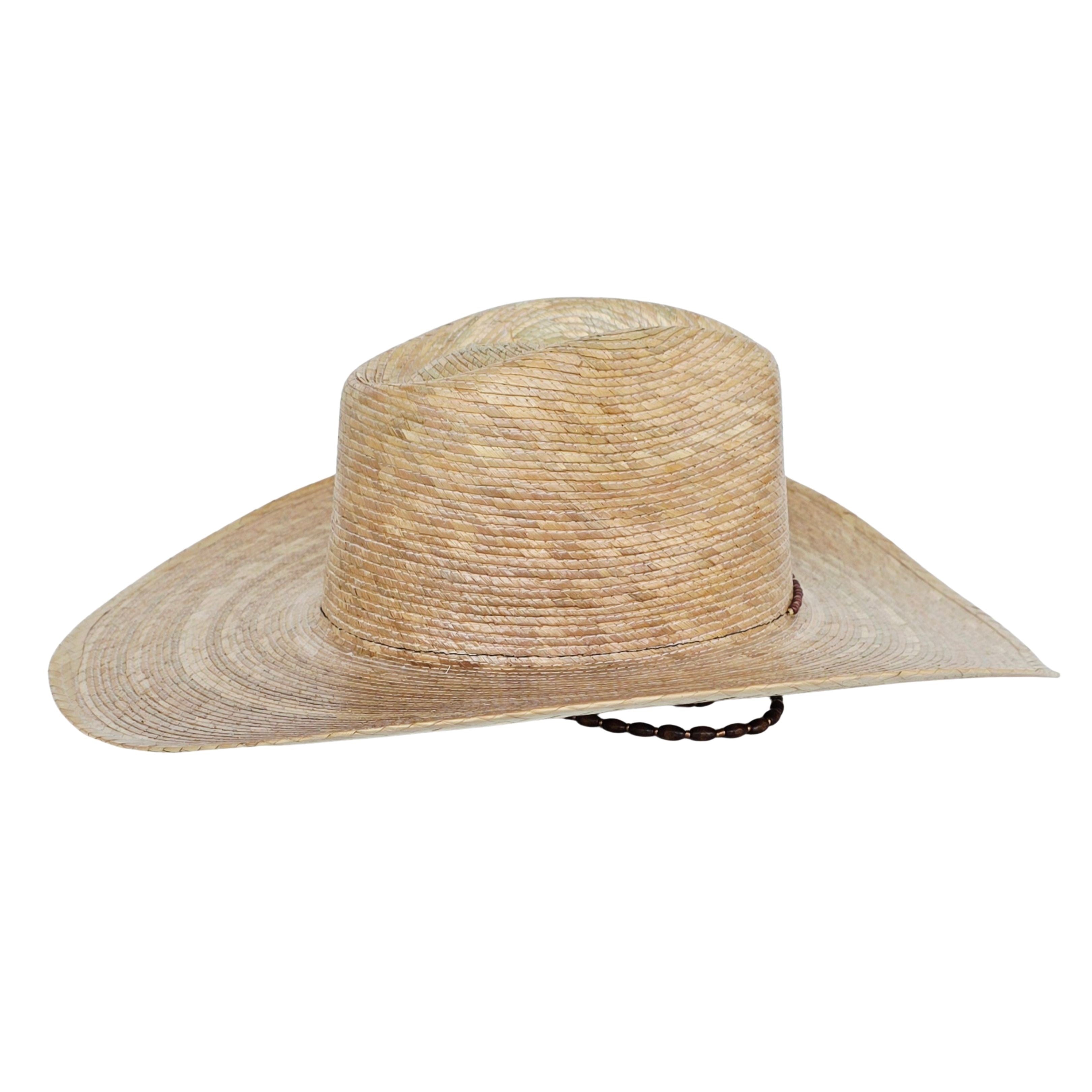 Louiza Straw Western Crown Hat