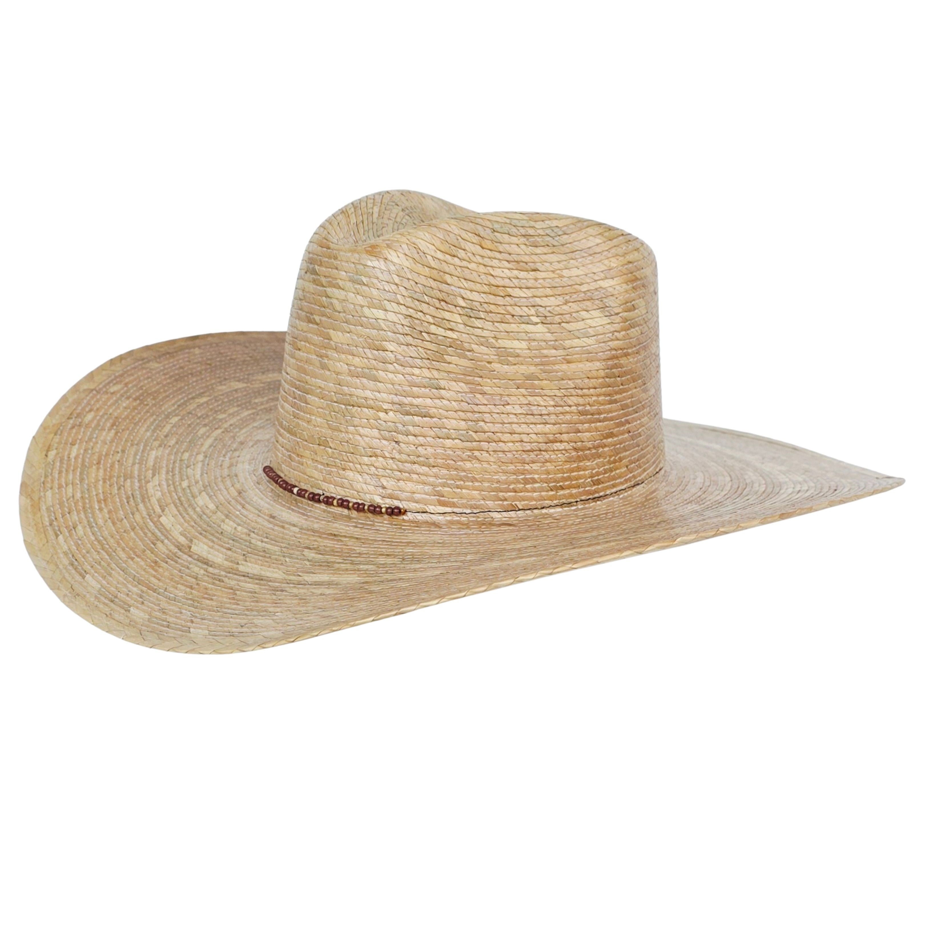 Louiza Straw Western Crown Hat