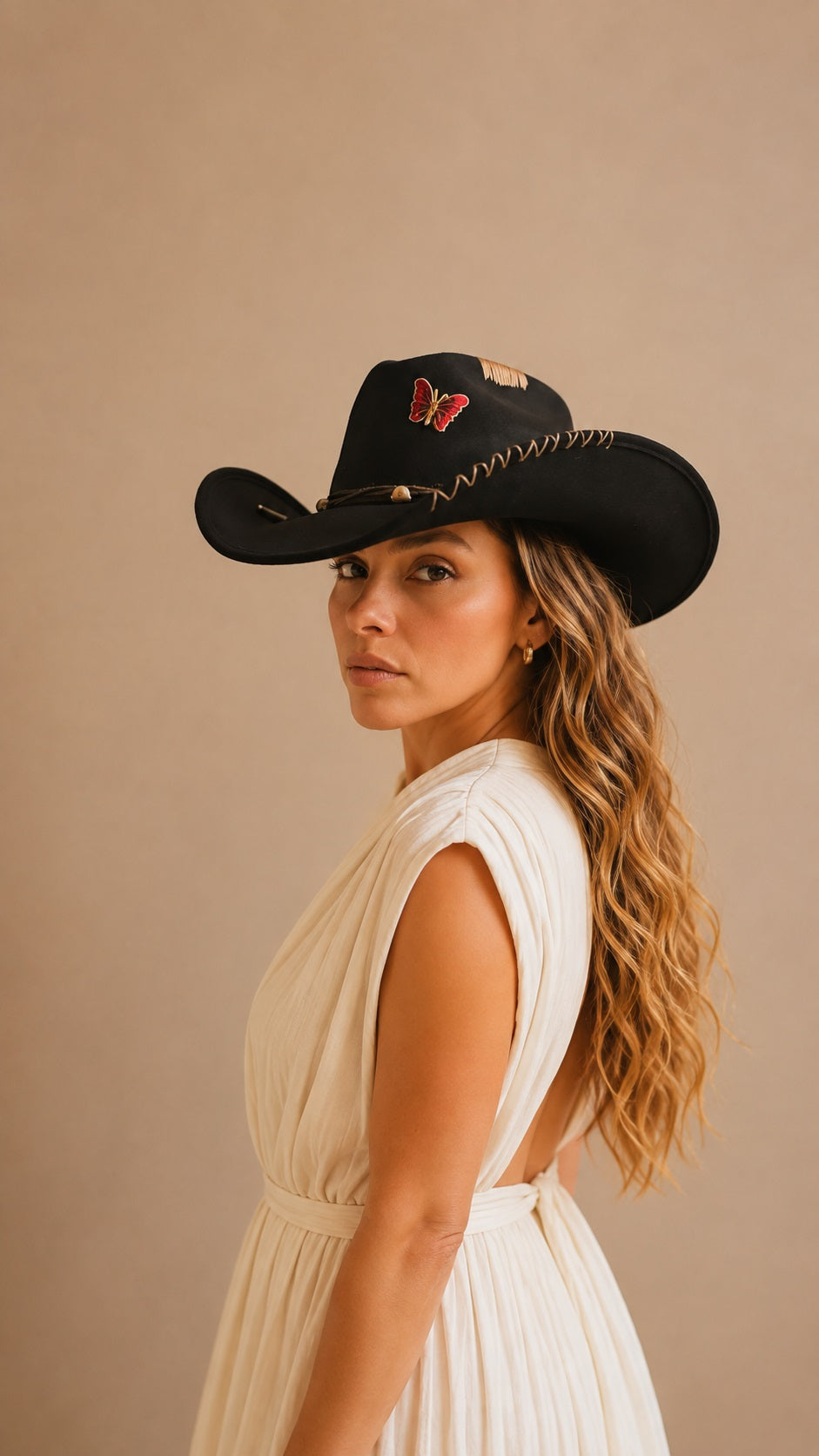 Luca Cowboy Crown Hat