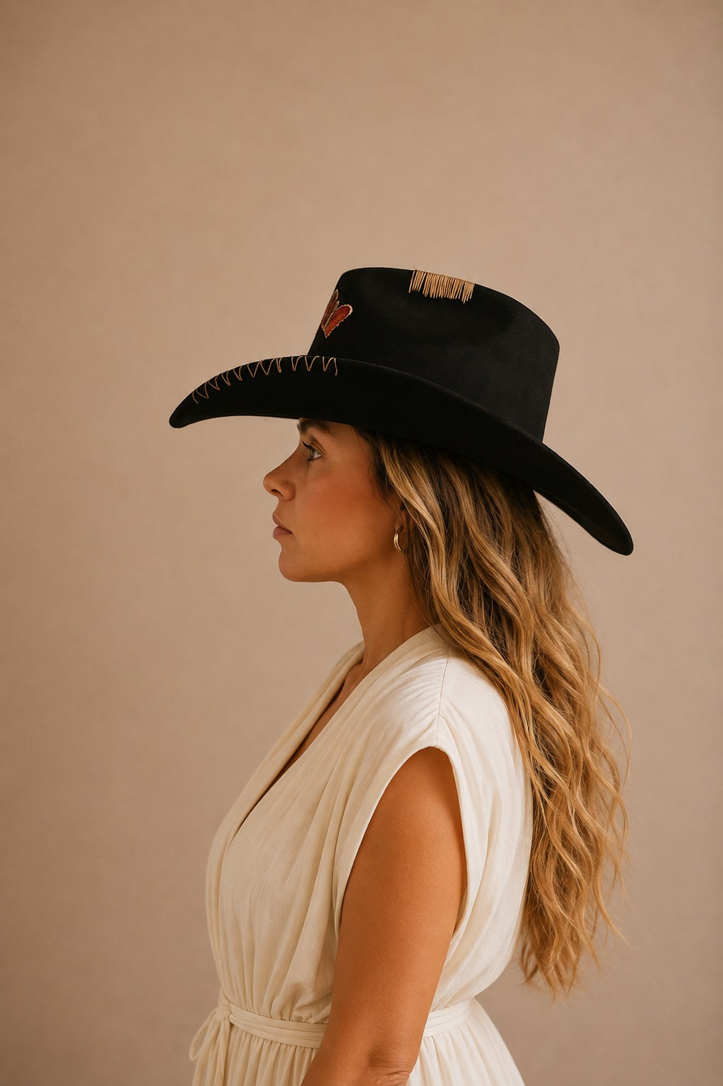 Luca Cowboy Crown Hat