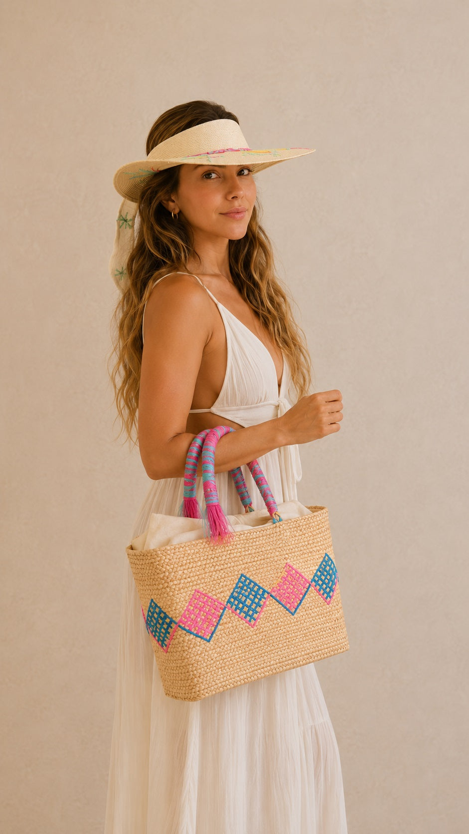 Lucia Woven Tote