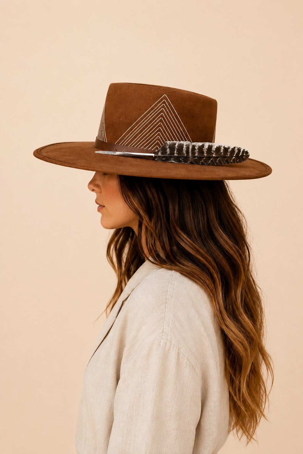 Lydie Telescope Crown Hat