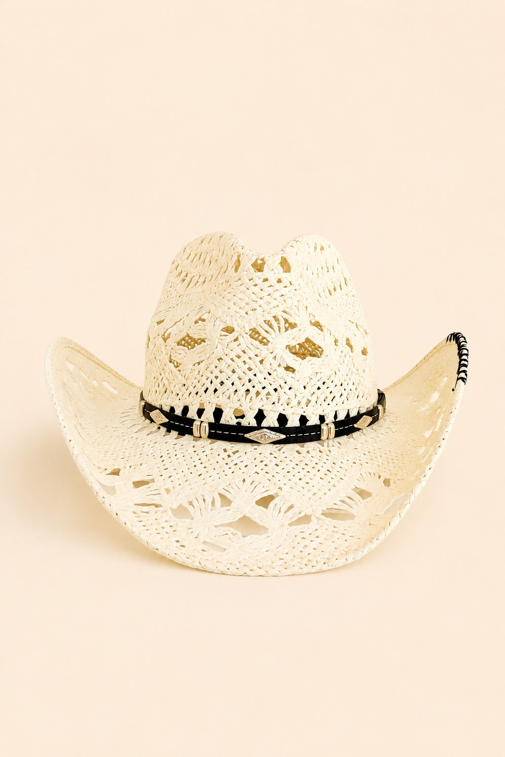 Maile Vented Straw Western Hat