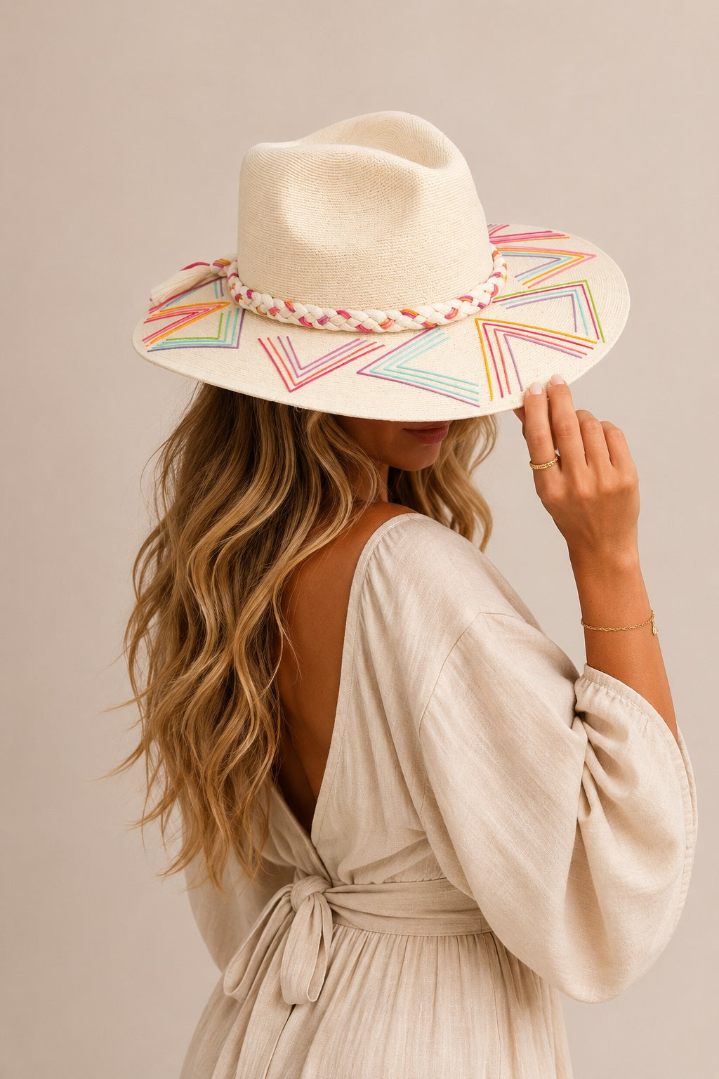 Makara Straw Indiana Crown Hat