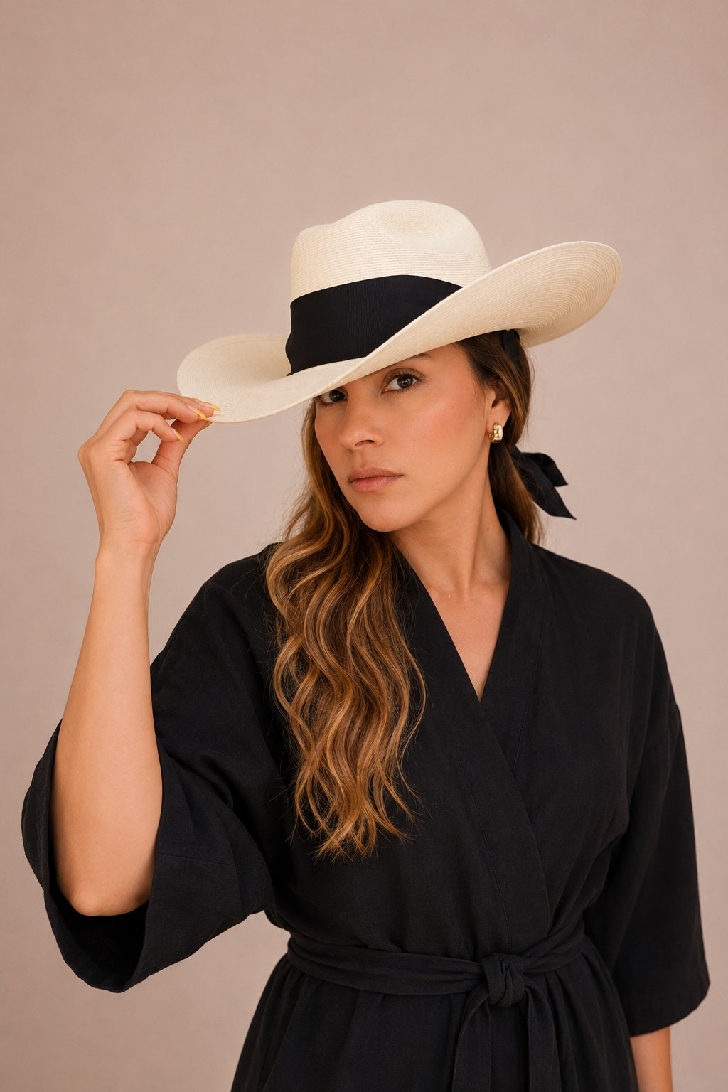 Melina Straw Truman Crown Hat