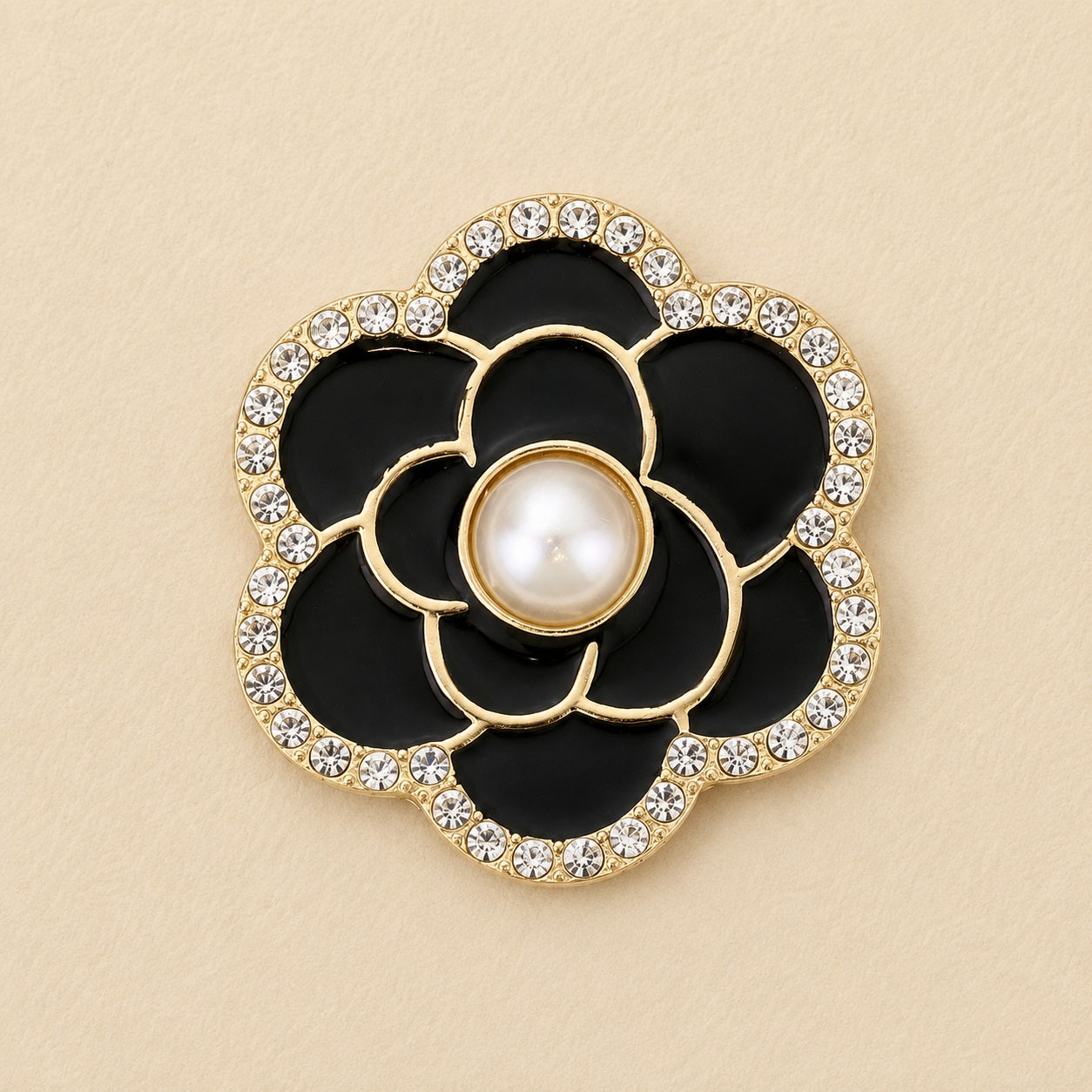 Midnight Fleur Brooch