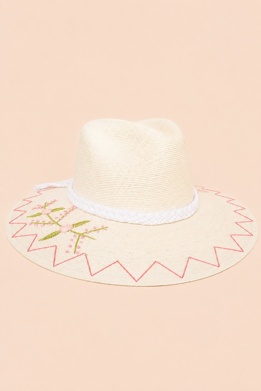 Pelagia Straw Indiana Crown Hat