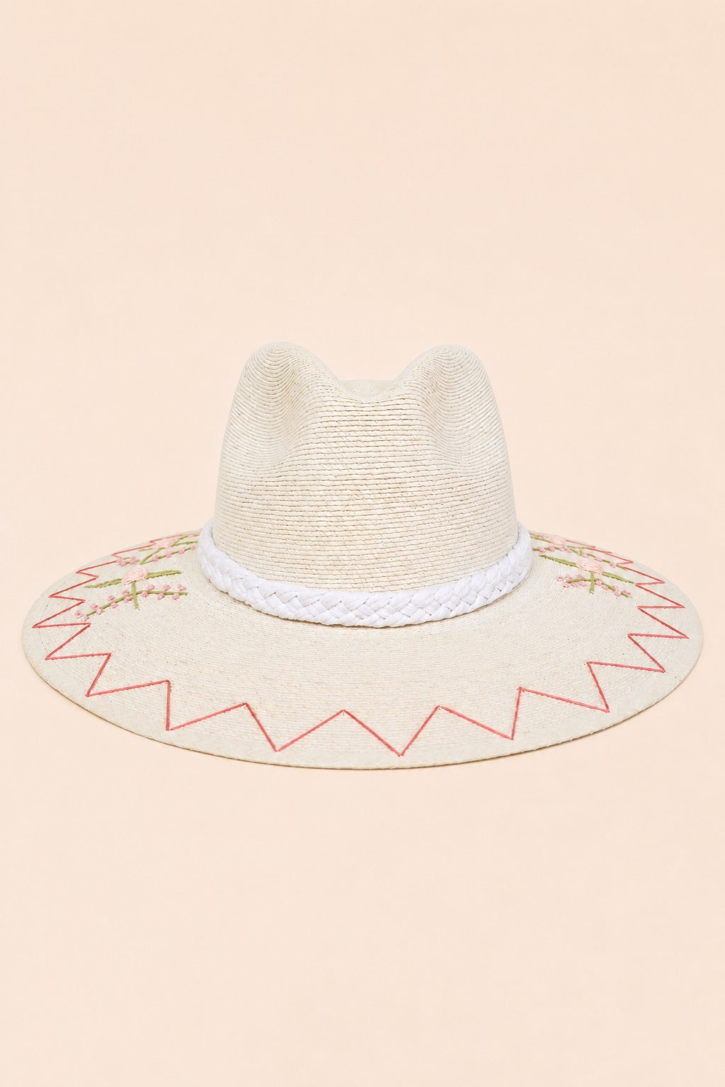Pelagia Straw Indiana Crown Hat