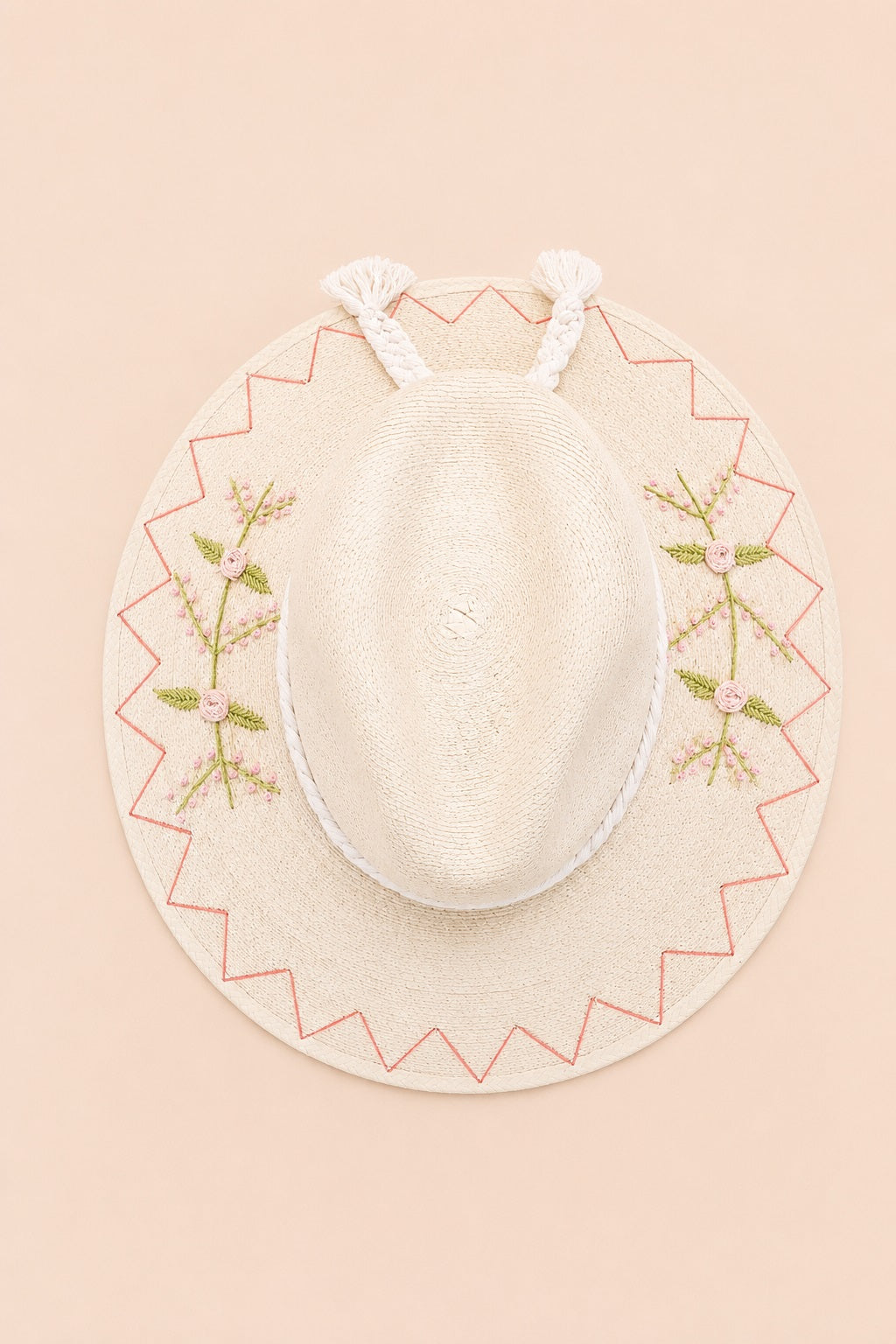 Pelagia Straw Indiana Crown Hat