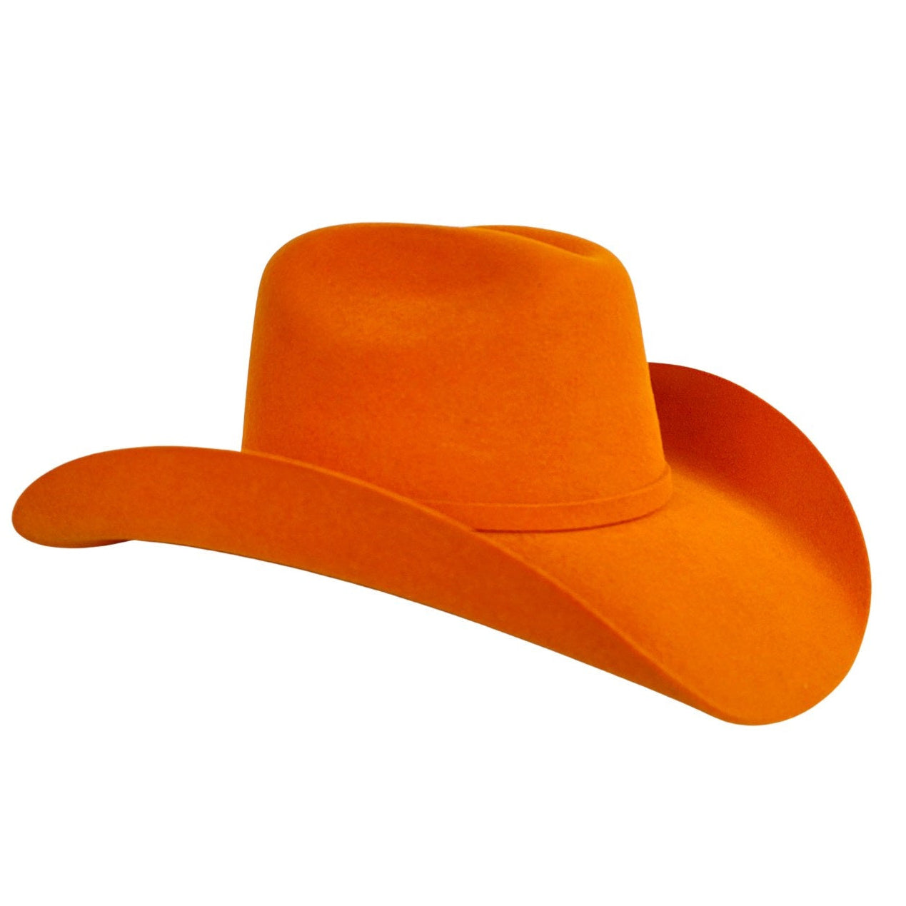 Preston Western Cowboy Crown Hat - Orange