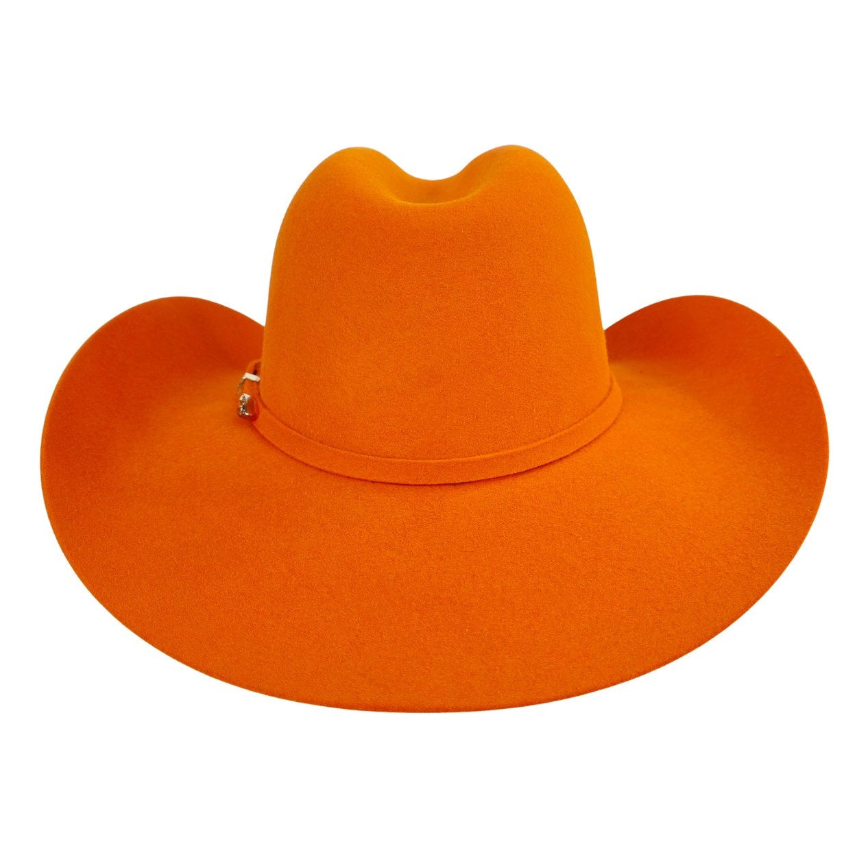 Preston Western Cowboy Crown Hat - Orange