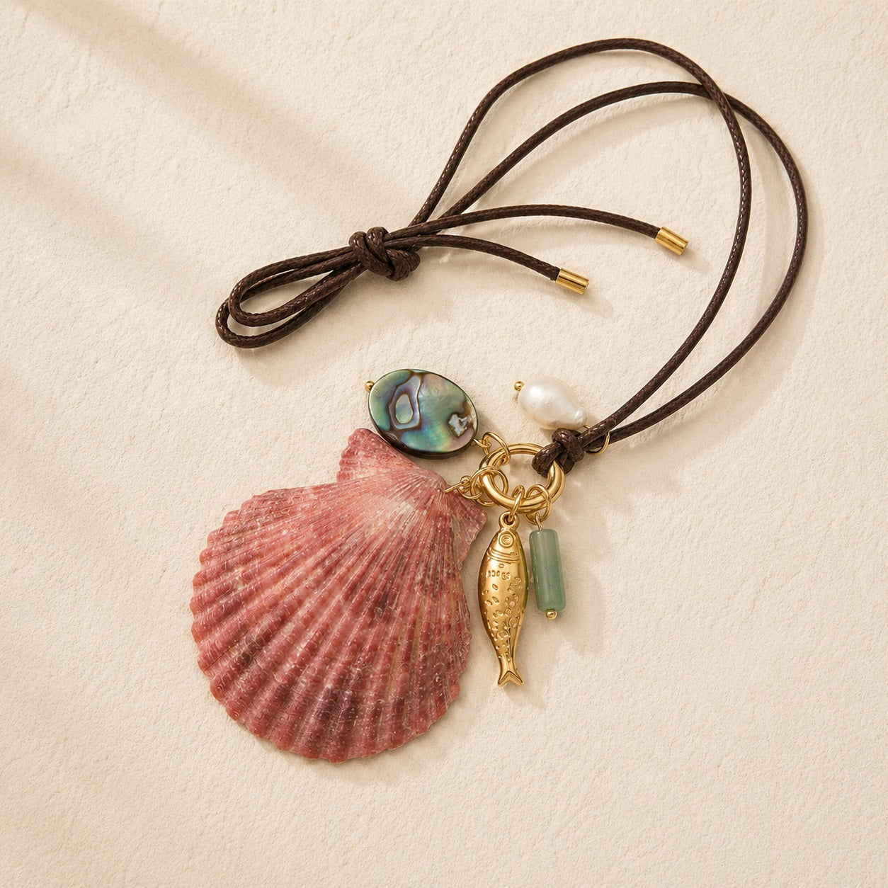 Santorini Shell Pendant