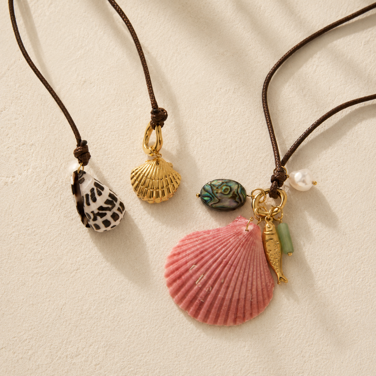 Santorini Shell Pendant