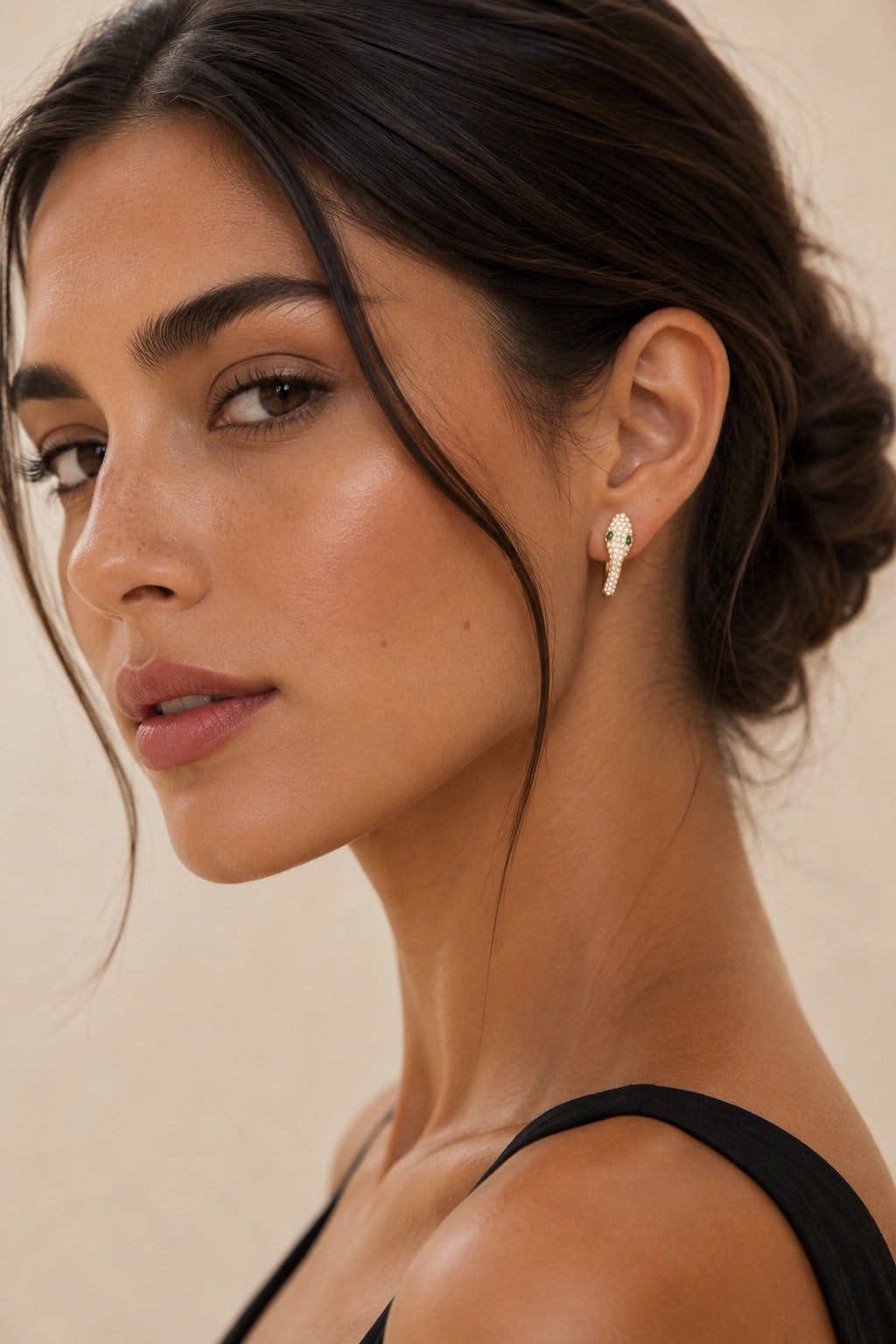 Serpenté Pavé Earrings