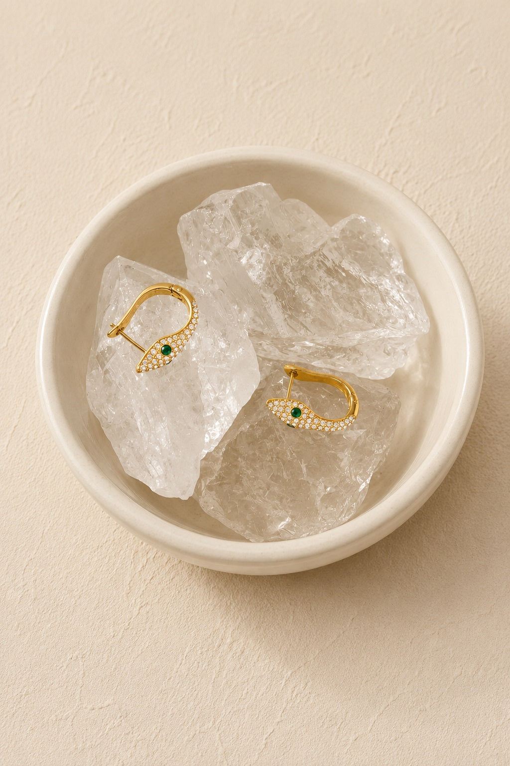 Serpenté Pavé Earrings