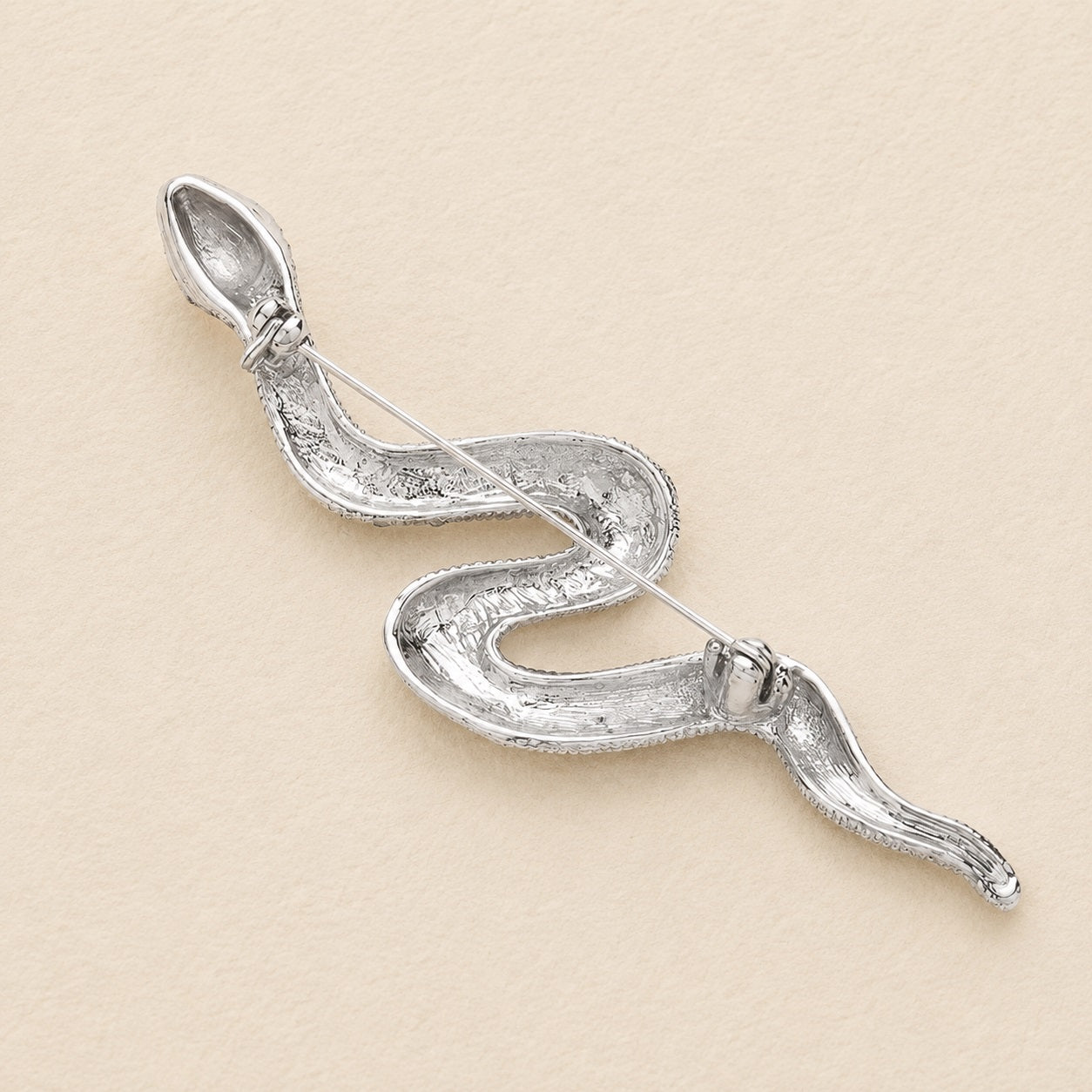 Serpentina Crystal Brooch