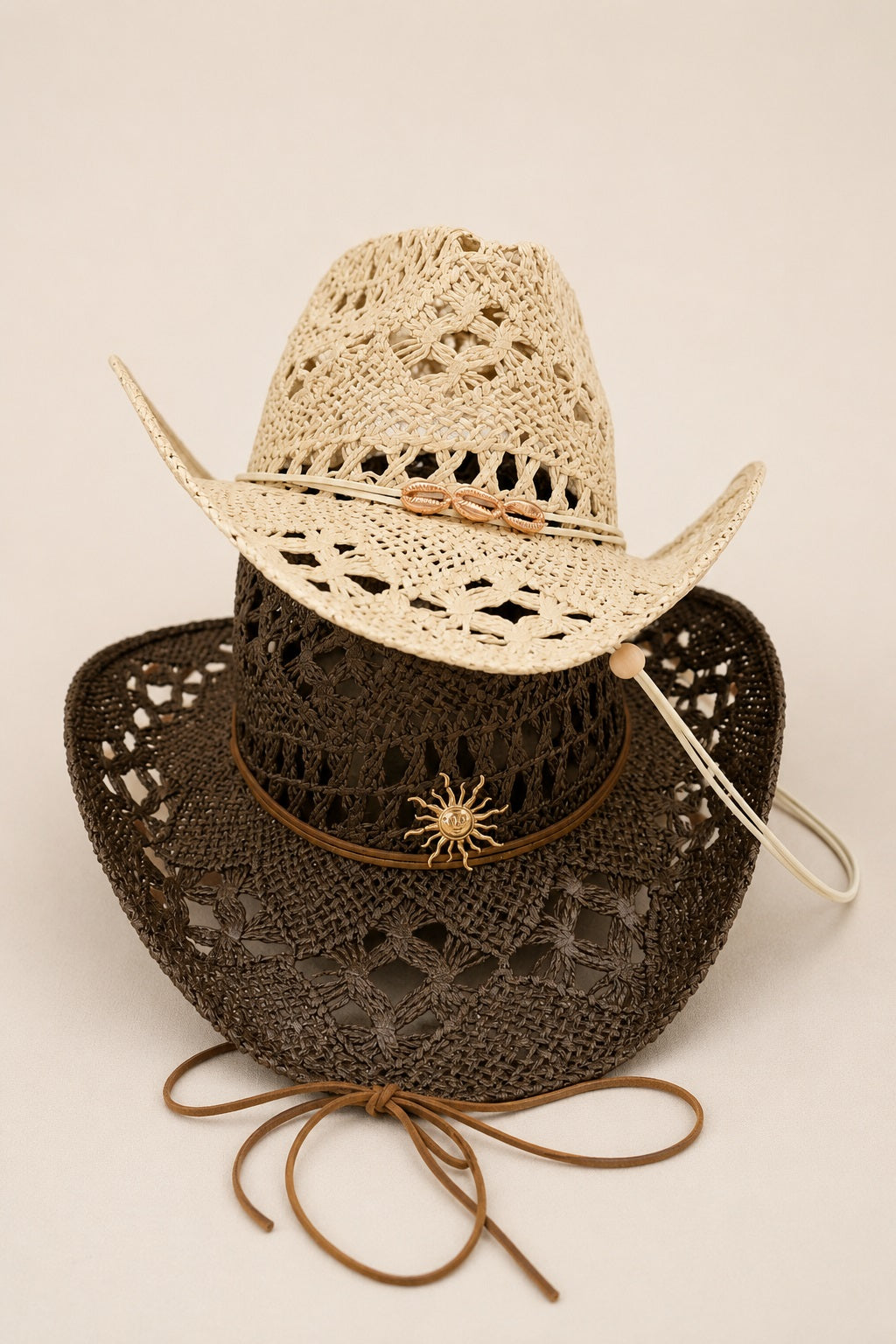 Shay Vented Straw Western Hat