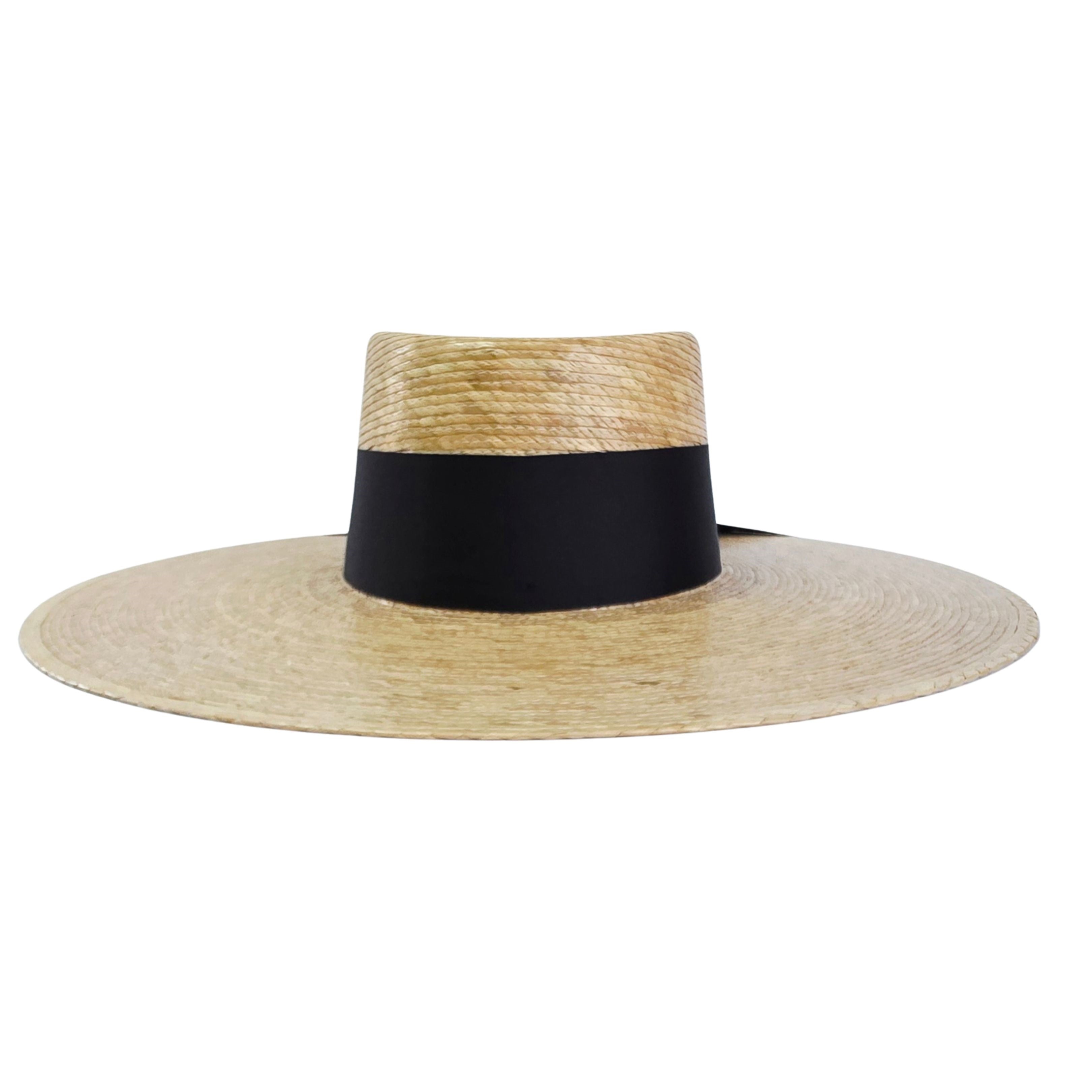 Amelia Straw Telescope Crown Hat
