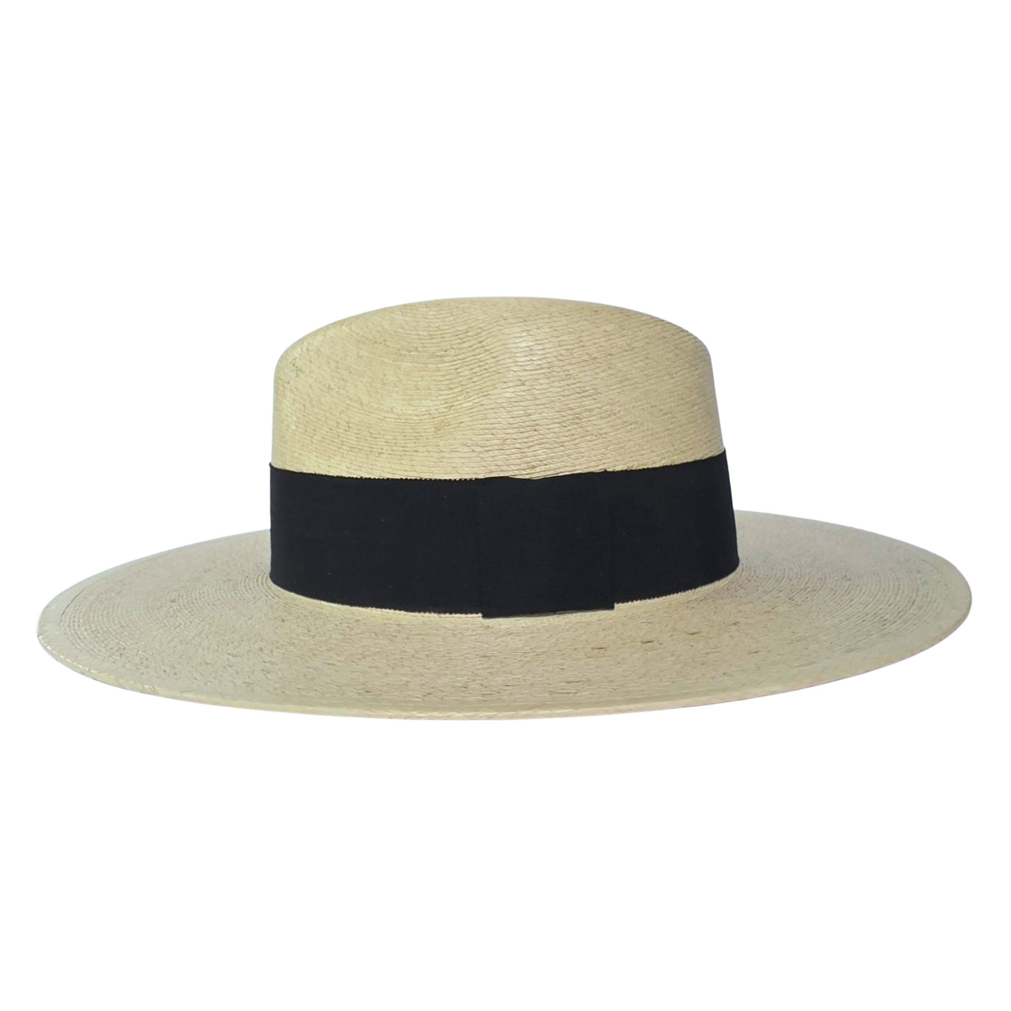 Sotiria Straw Explorer Crown Hat