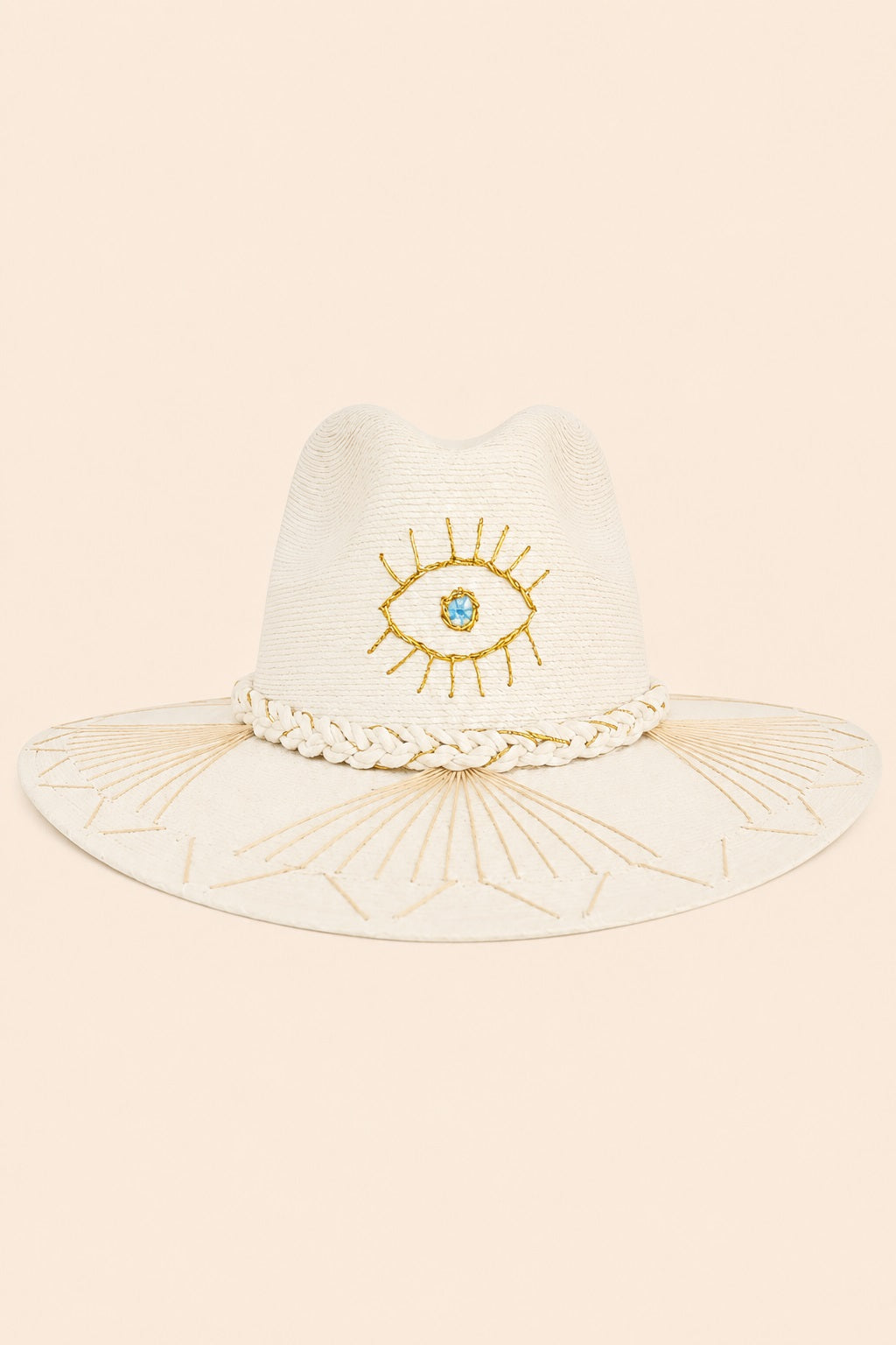 The Eye Straw Indiana Crown Hat