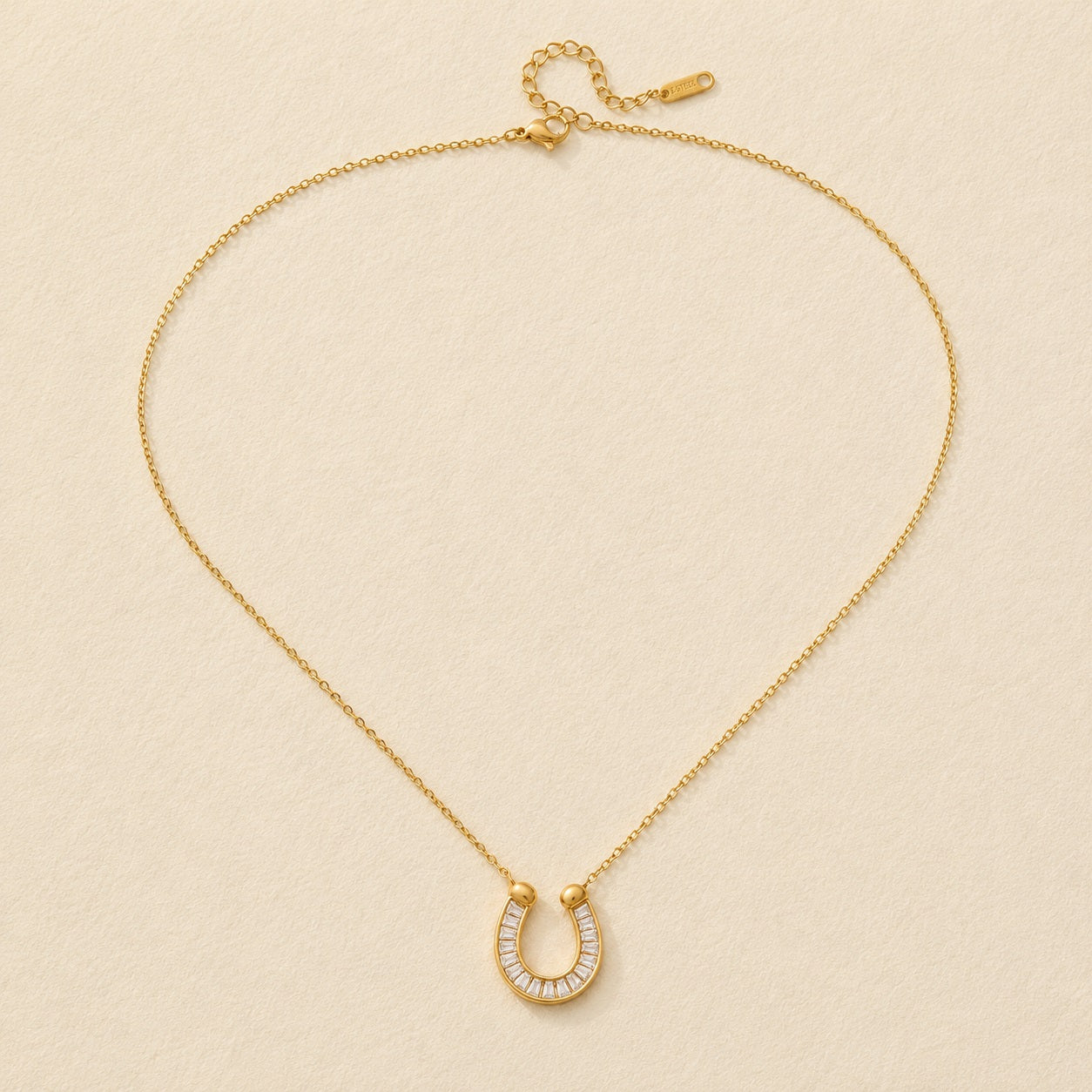 The Luminous Horseshoe Necklace