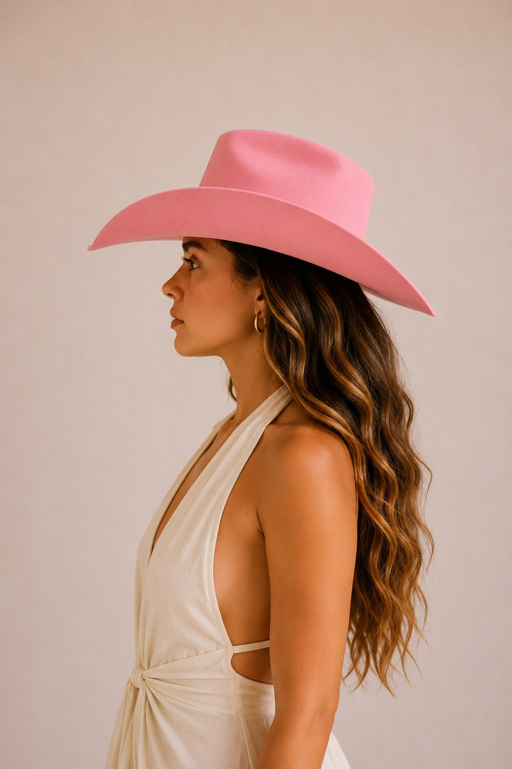 The Rosé Western Hat