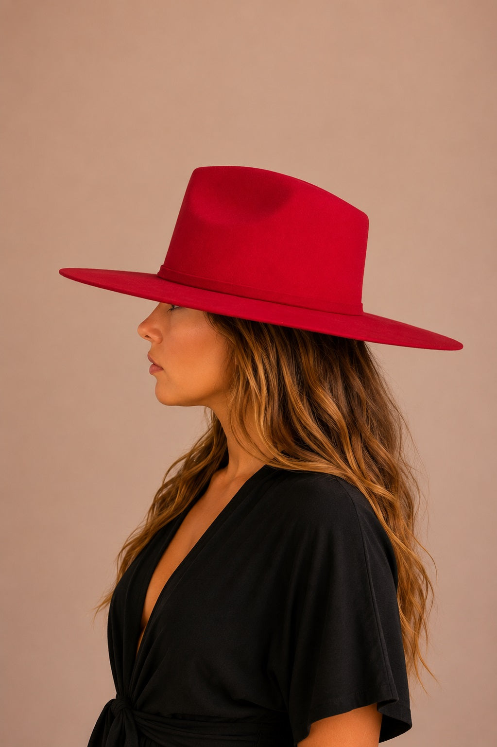 The Valencia Hat -Rouge