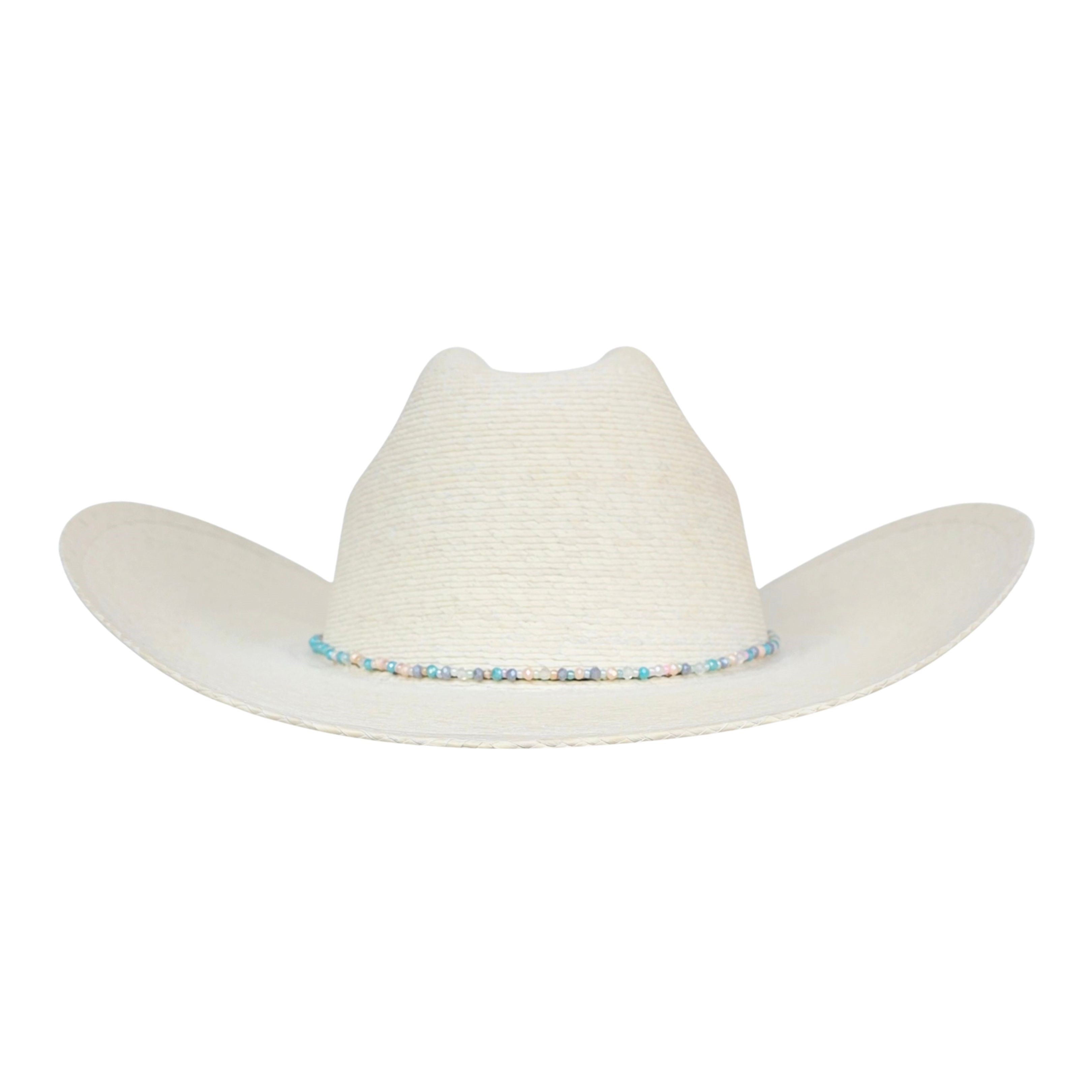 Varvara  Straw Truman Crown Hat