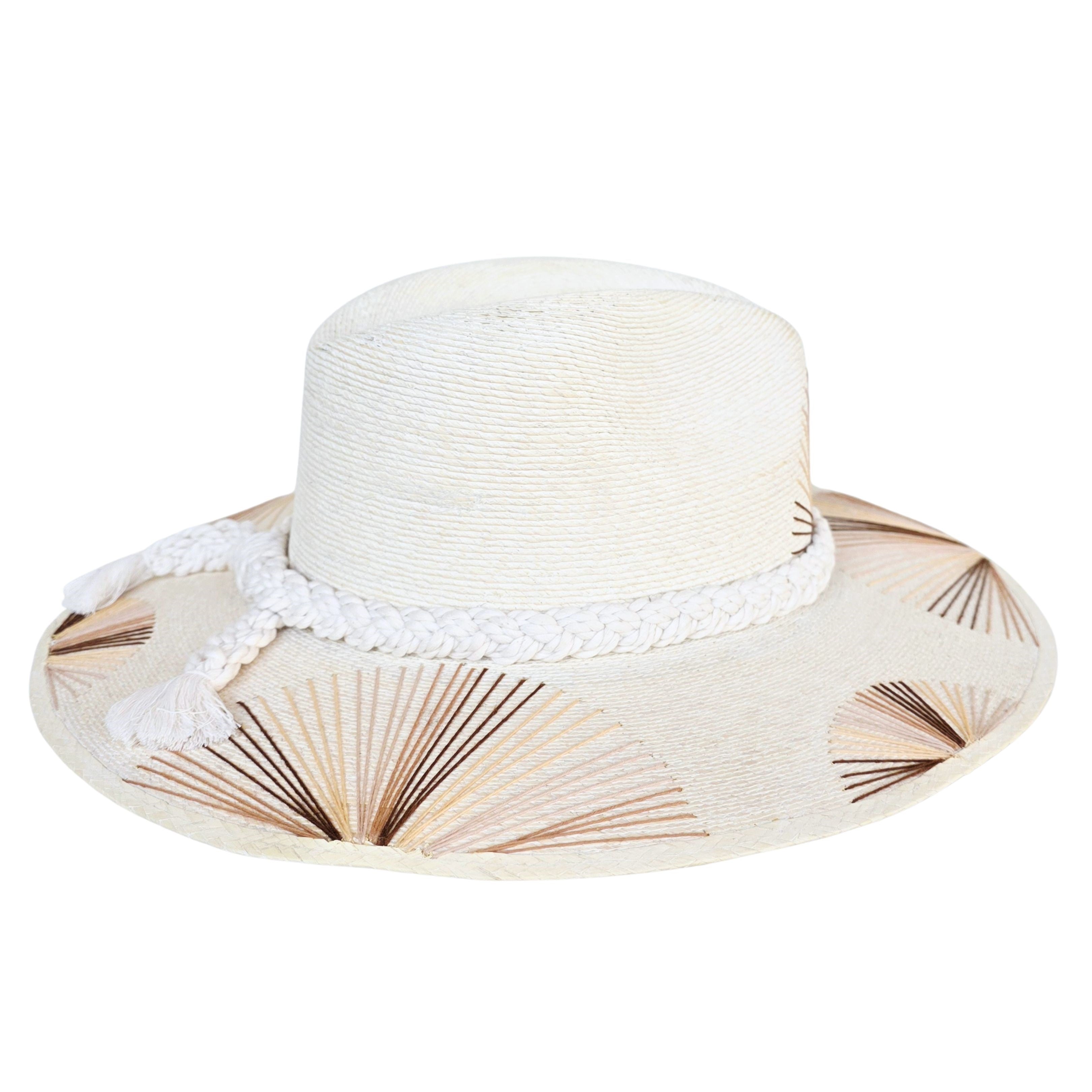 Venetia Straw Indiana Crown Hat