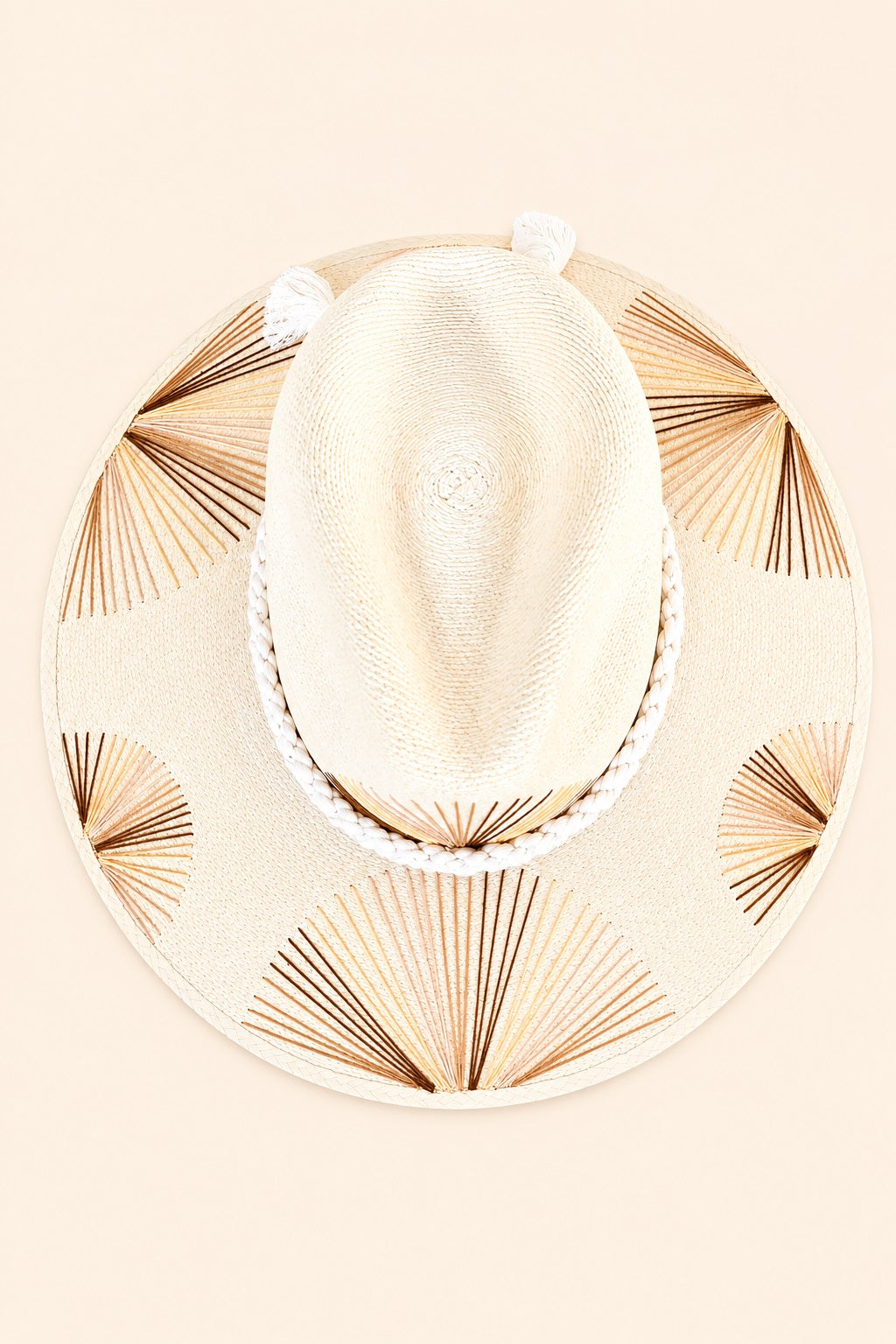 Venetia Straw Indiana Crown Hat