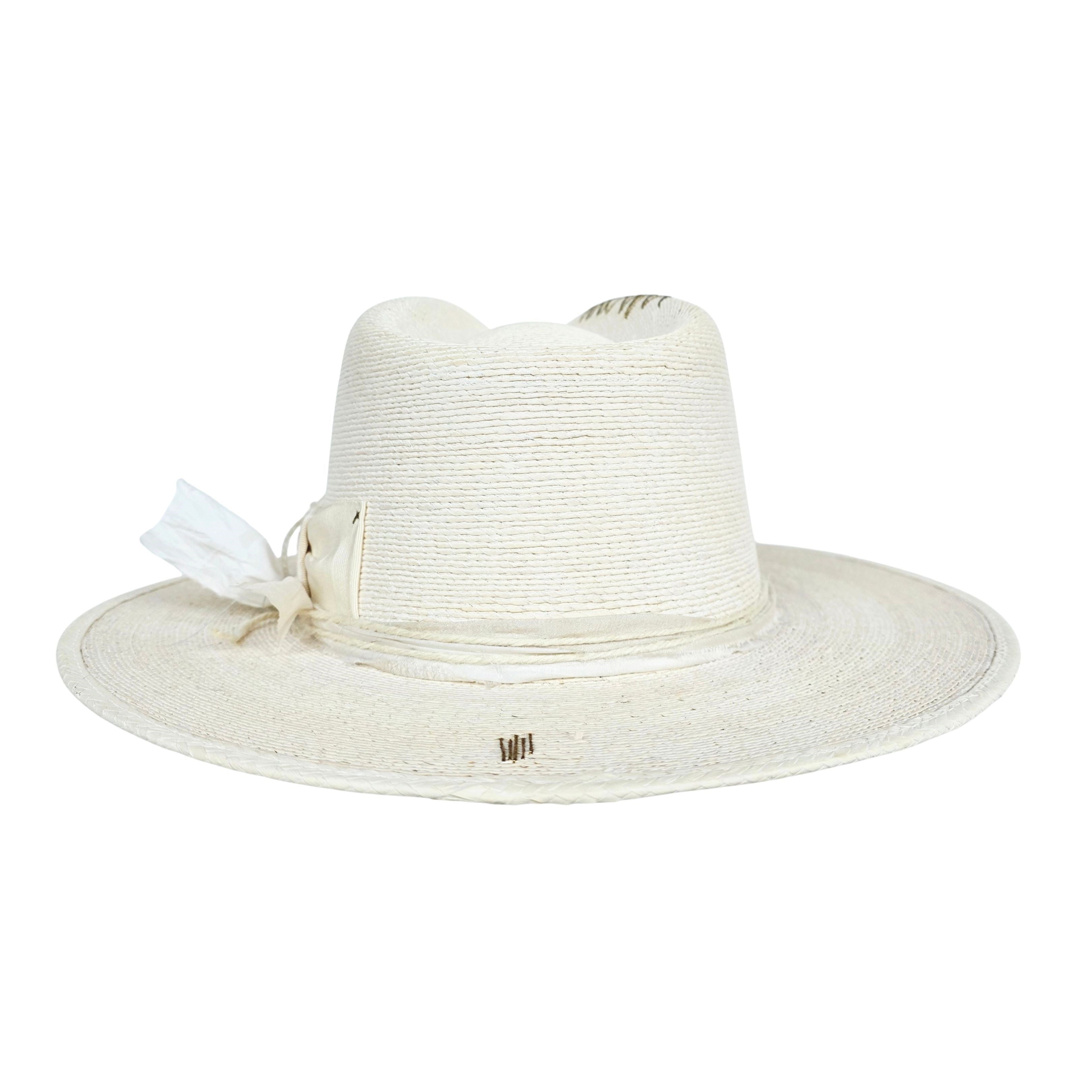 Alfie Straw Western Crown Hat