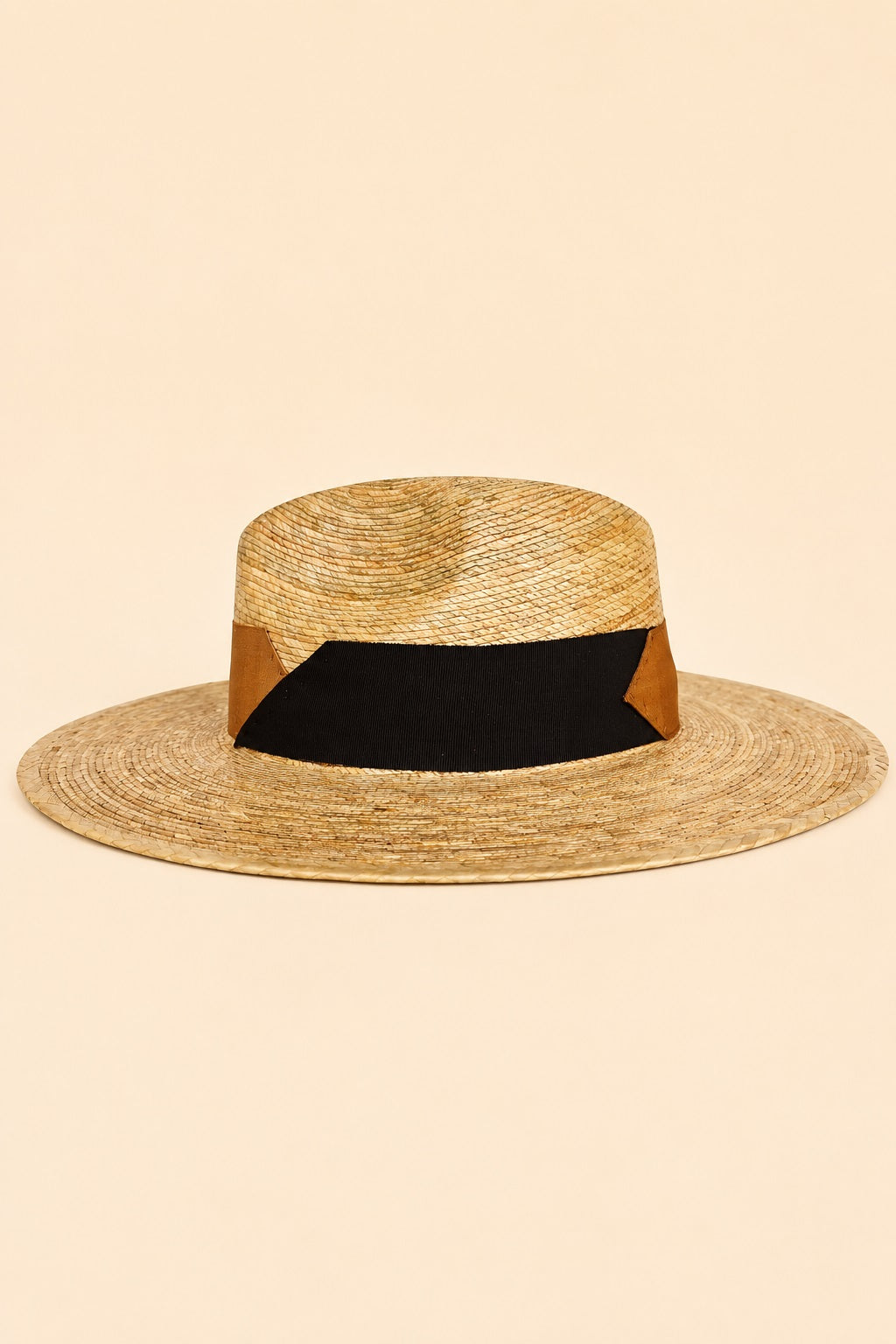 Cacia Straw Explorer Crown Hat